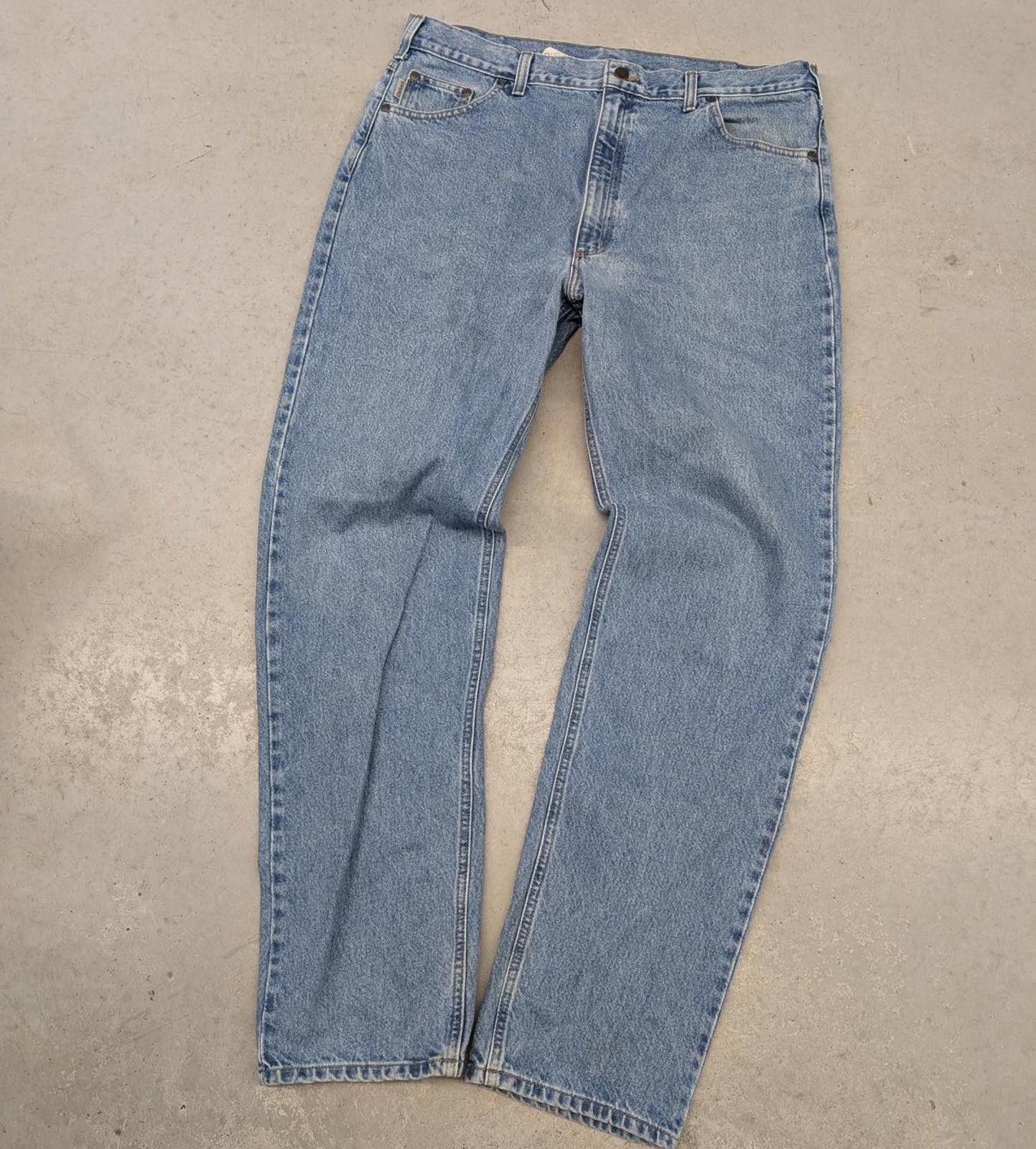 Carhartt Y2K Carhartt Light-Blue Denim Jeans Size US 40 / EU 56 - 2 Thumbnail