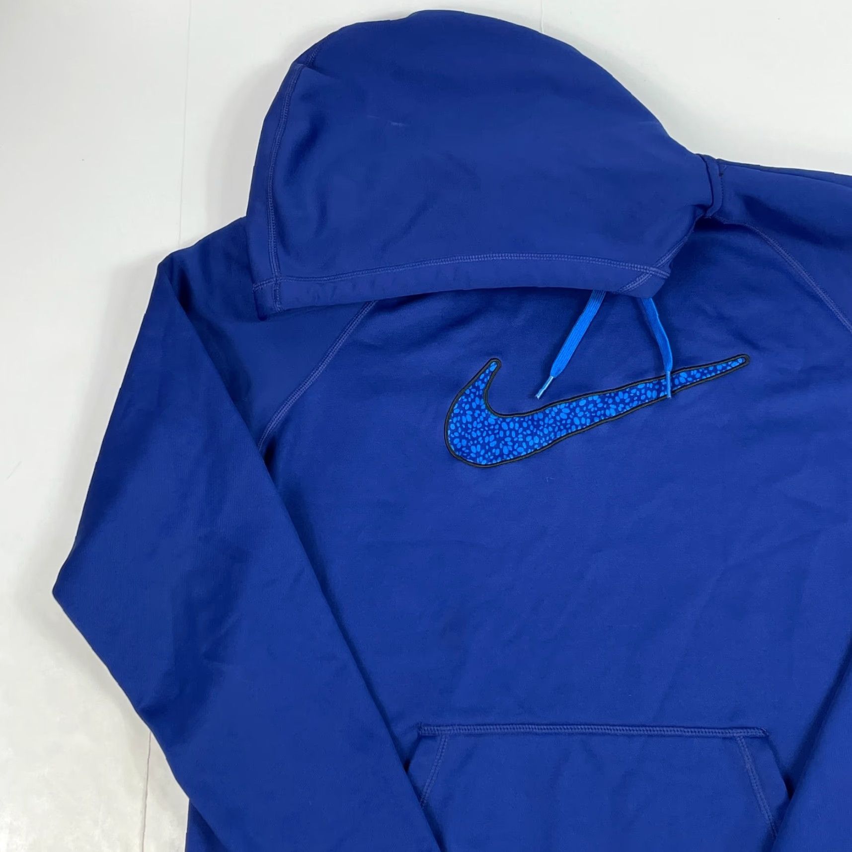 Nike VINTAGE Nike Therma Swoosh Hoodie Womens Large Purple Long Sleeve Pullover Gym Workout Size L / US 10 / IT 46 - 2 Thumbnail
