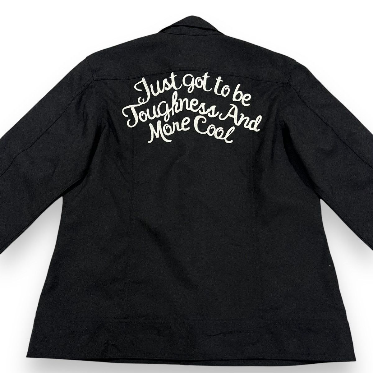 If Six Was Nine ☠️CRAZY DEVIL EMBROIDERY LOGO BUTTON UP SHIRT☠️ Size US L / EU 52-54 / 3 - 11 Thumbnail