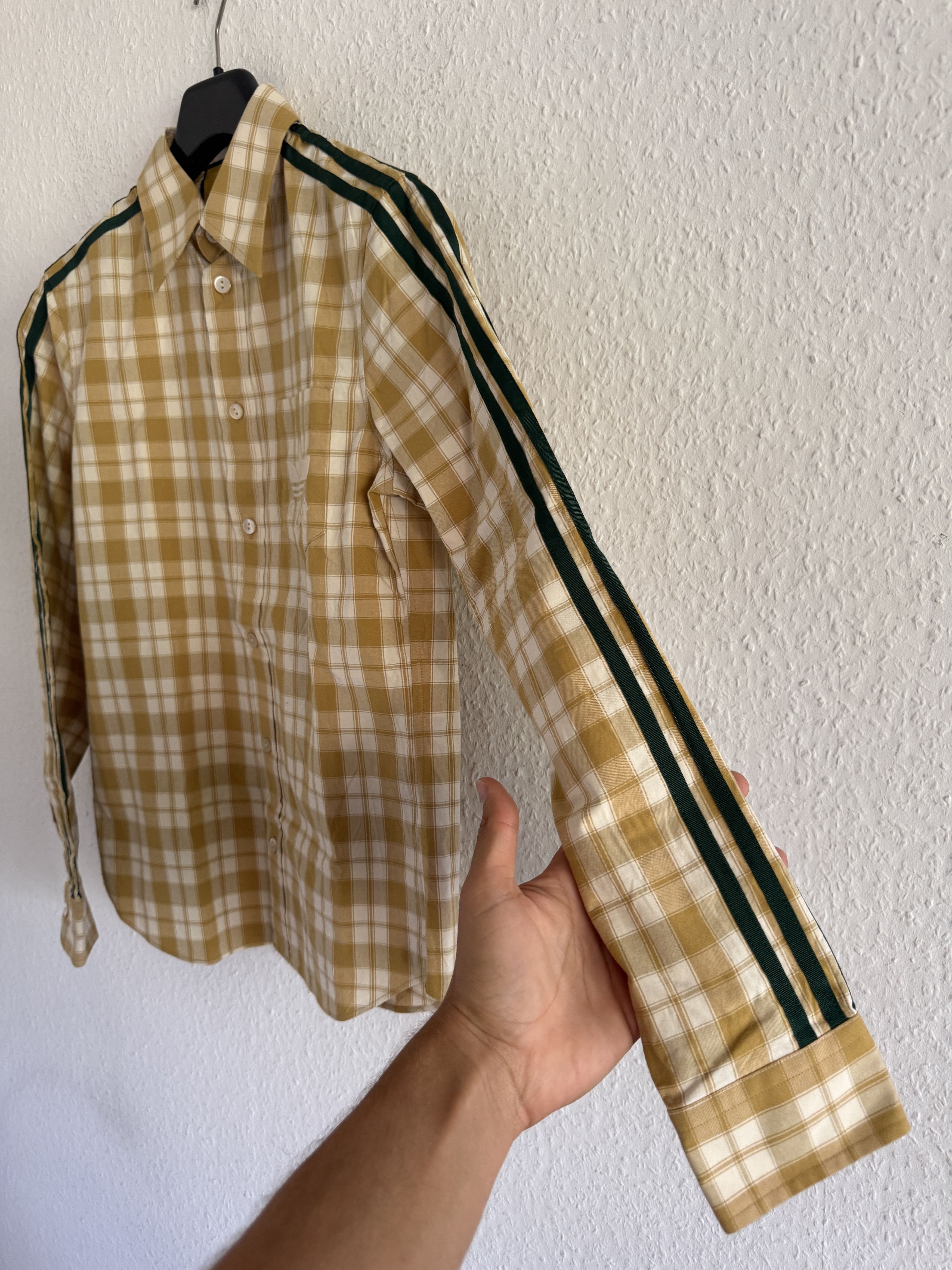 Gucci Checked Shirt with Stripes Size US S / EU 44-46 / 1 - 6 Thumbnail