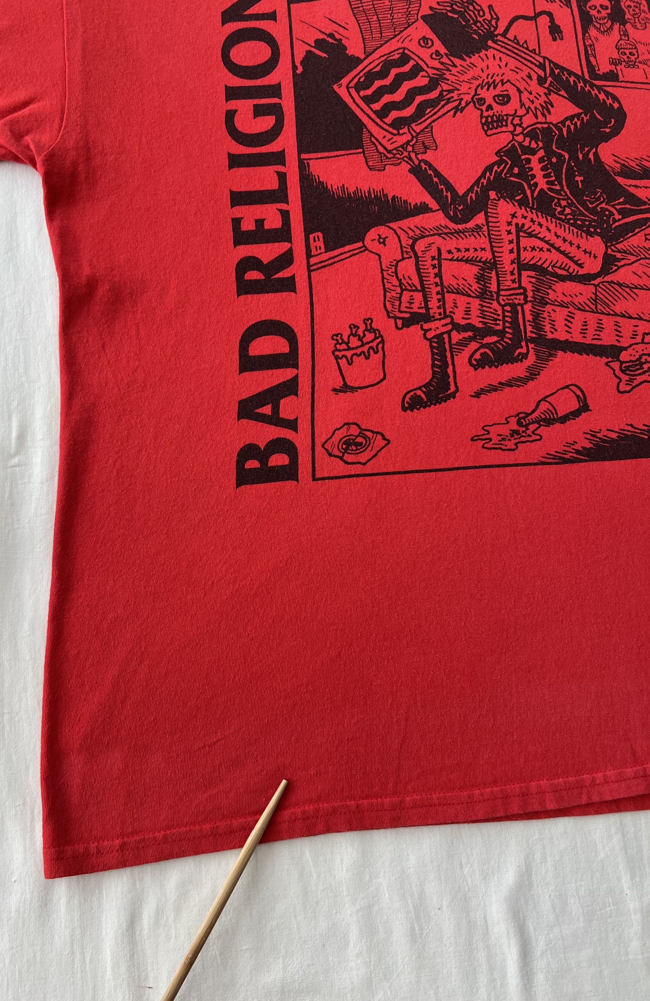 Band Tees Vintage 2000s Bad Religion Skull Punk Rock T-shirt Size US XL / EU 56 / 4 - 6 Thumbnail