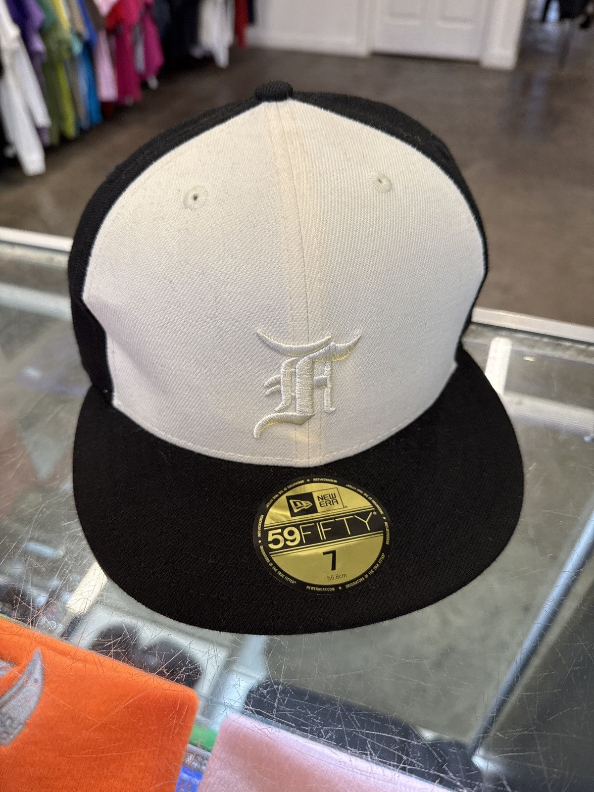 Fear of God Fear Of God New Era Fitted Wool Black Hat 7 Size ONE SIZE - 1 Thumbnail