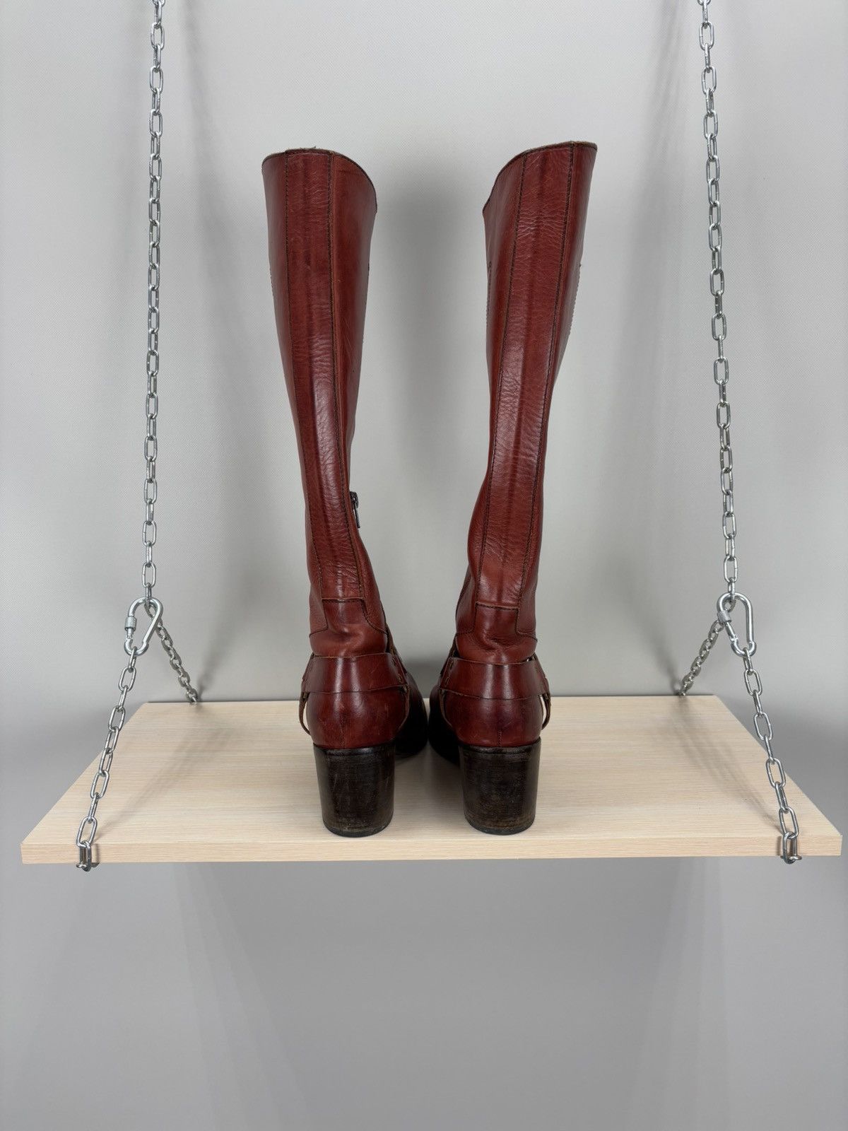 Leather × MoMA Womens boots MOMA Size 40 Color Red Size US 10 / IT 40 - 10 Thumbnail