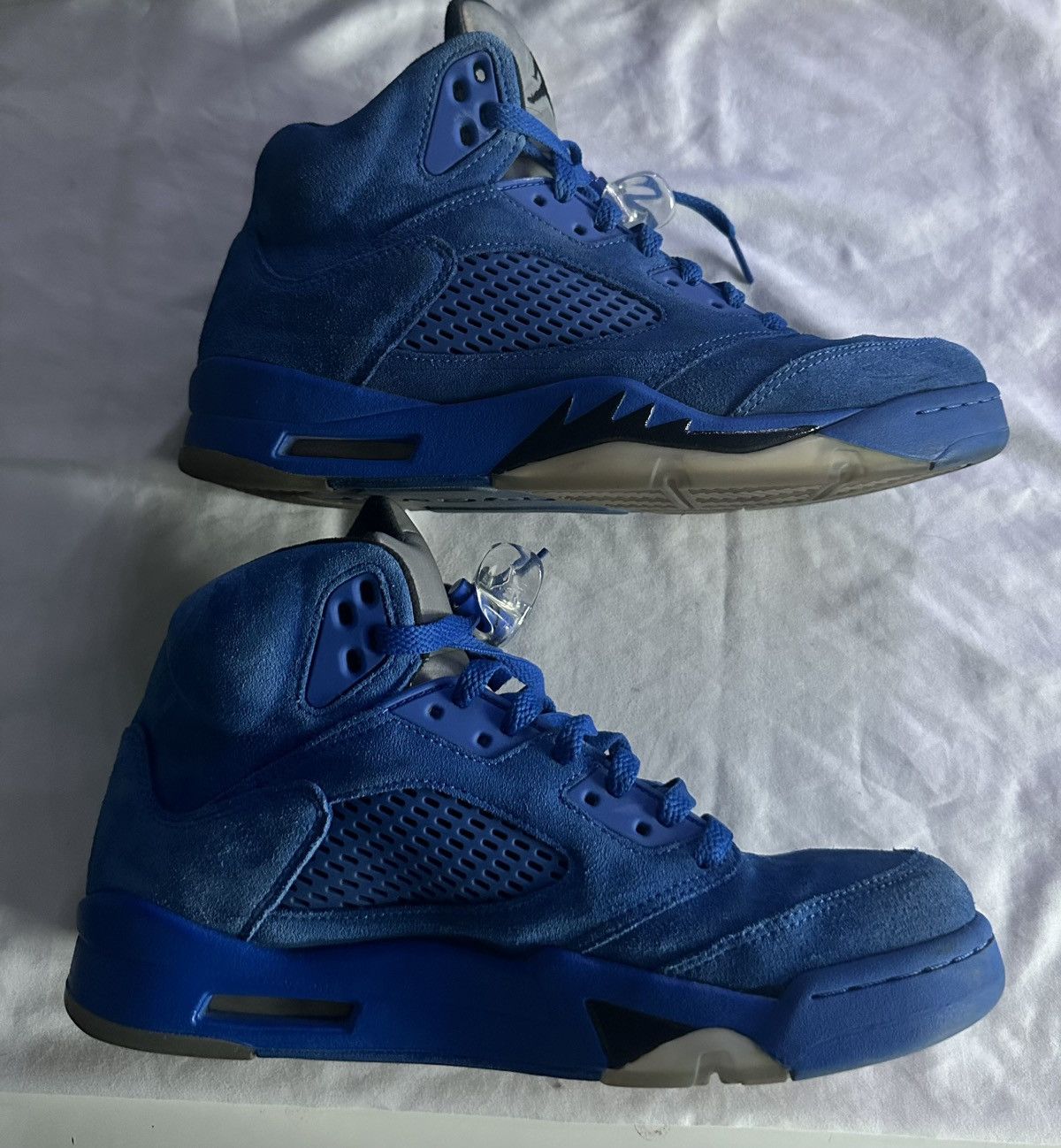 Vintage Jordan 5 blue suede Size US 8.5 / EU 41-42 - 6 Thumbnail