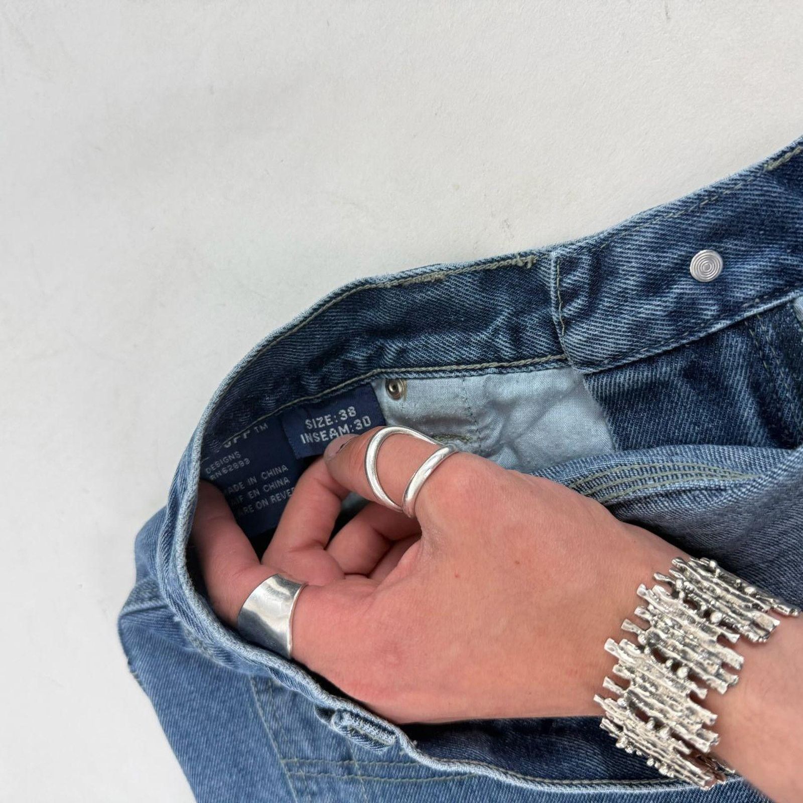 Ecko Unltd. × JNCO × Vintage Vintage y2k archive baggy wide leg cargo baggy wide leg jean Size US 36 / EU 52 - 6 Thumbnail