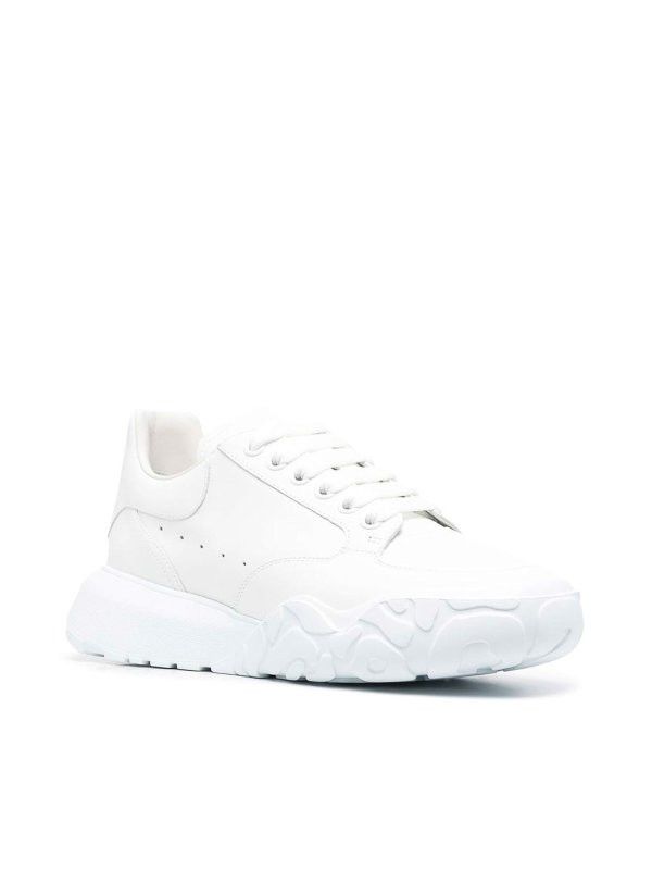 Alexander McQueen o1w1db10725 Court Trainer in White Size US 7 / EU 40 - 2 Thumbnail