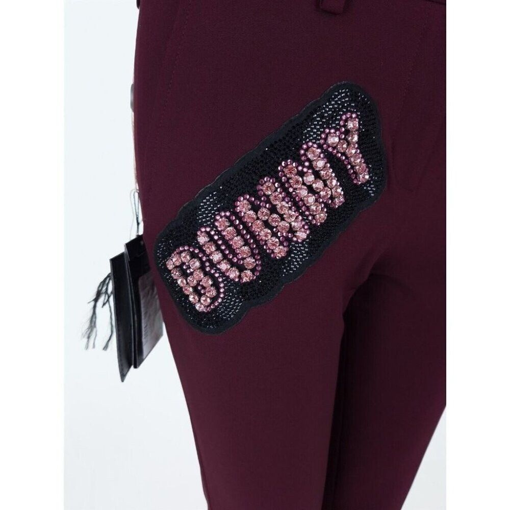 Philipp Plein Philipp Plein Couture Crystal Embellished 'Bunny' Trousers Size 30" / US 8 / IT 44 - 7 Thumbnail