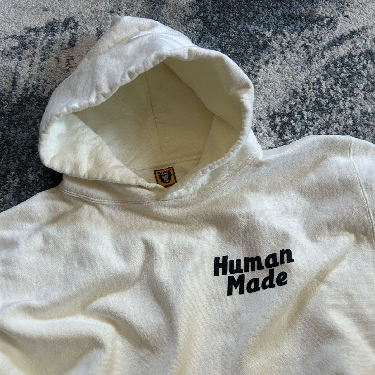 A$AP Rocky × Human Made HUMAN TESTiNG ASAP ROCKY NiGO HEAVYWEiGHT FLEECE HOODiE ÉCRU Size US XXL / EU 58 / 5 - 4 Thumbnail