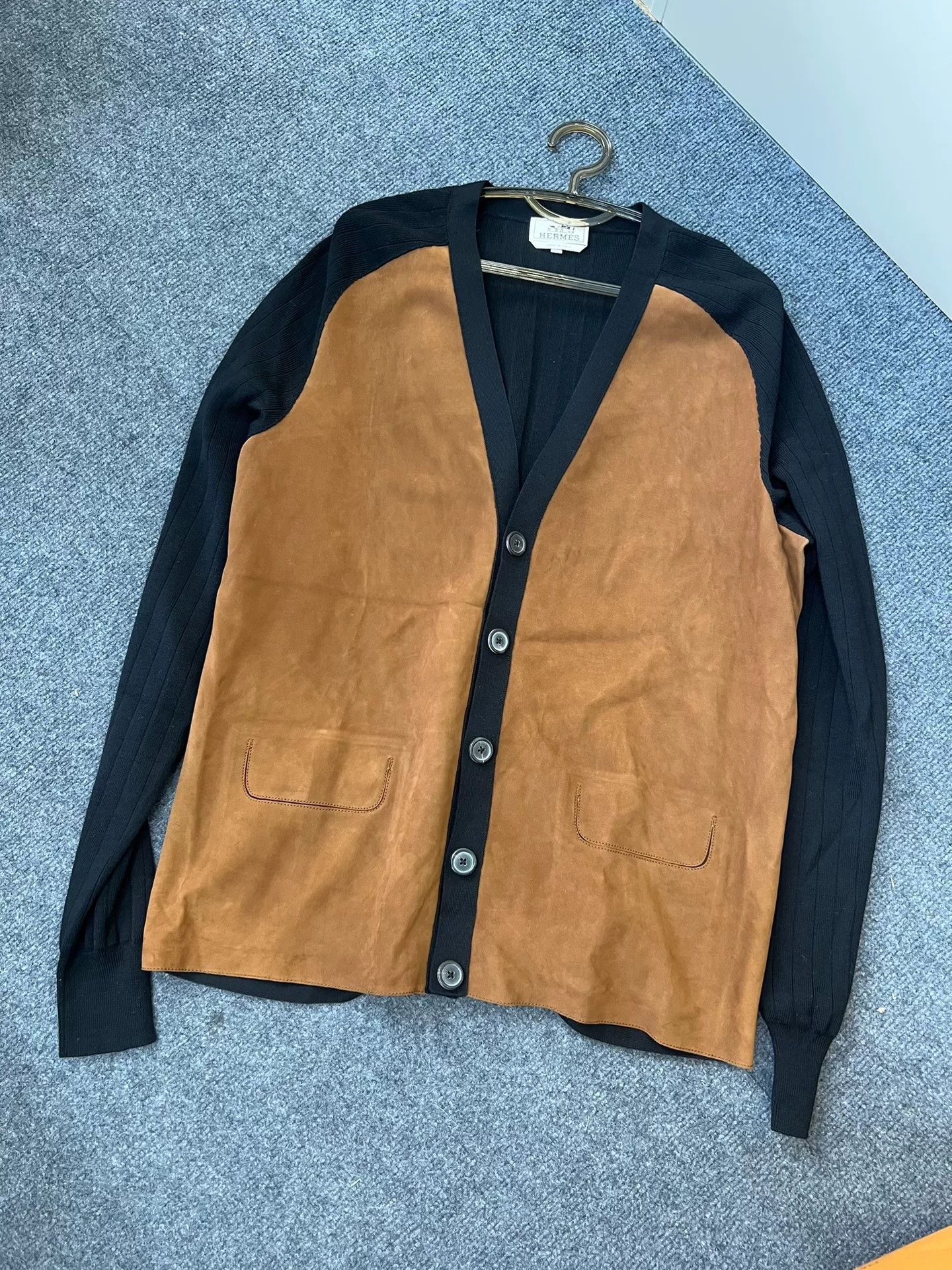 Hermes Hermes Patchwork Knit Cardigan Coat XXL Size US XXL / EU 58 / 5 - 1 Thumbnail