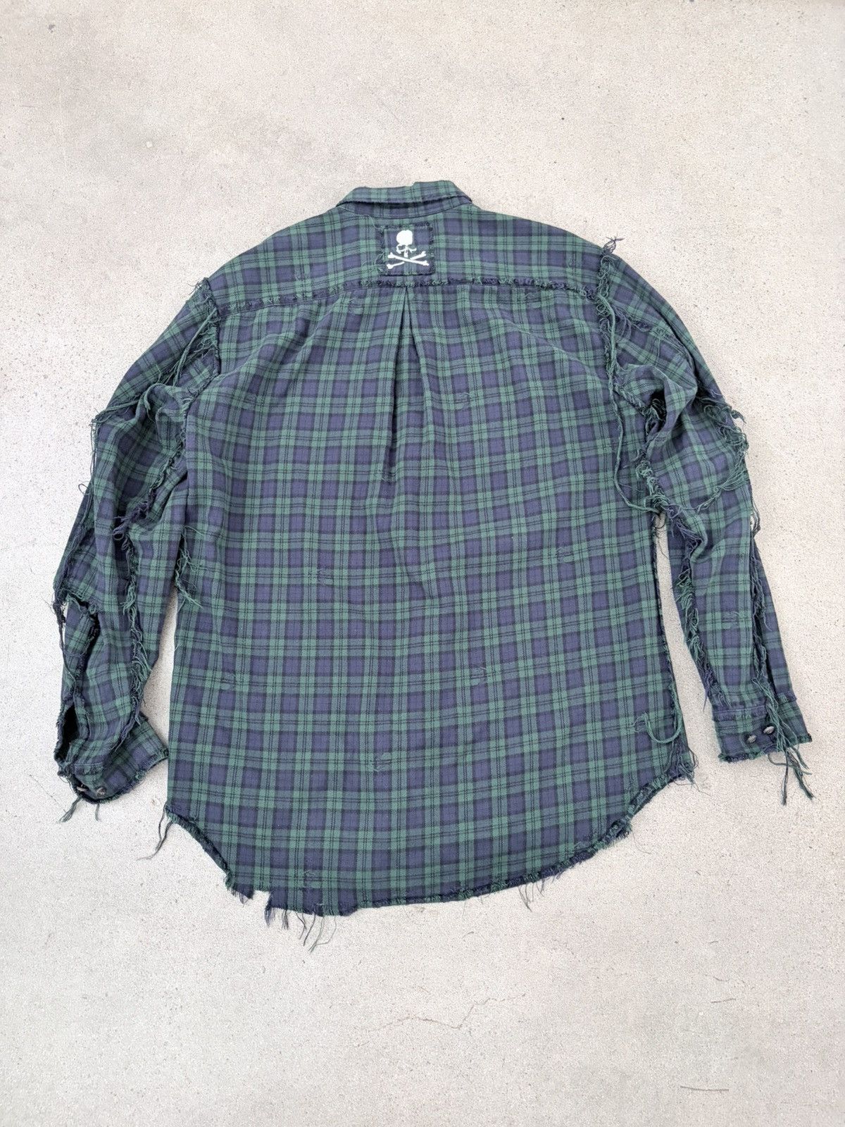 Mastermind World reversible distressed flannel Size US L / EU 52-54 / 3 - 11 Thumbnail