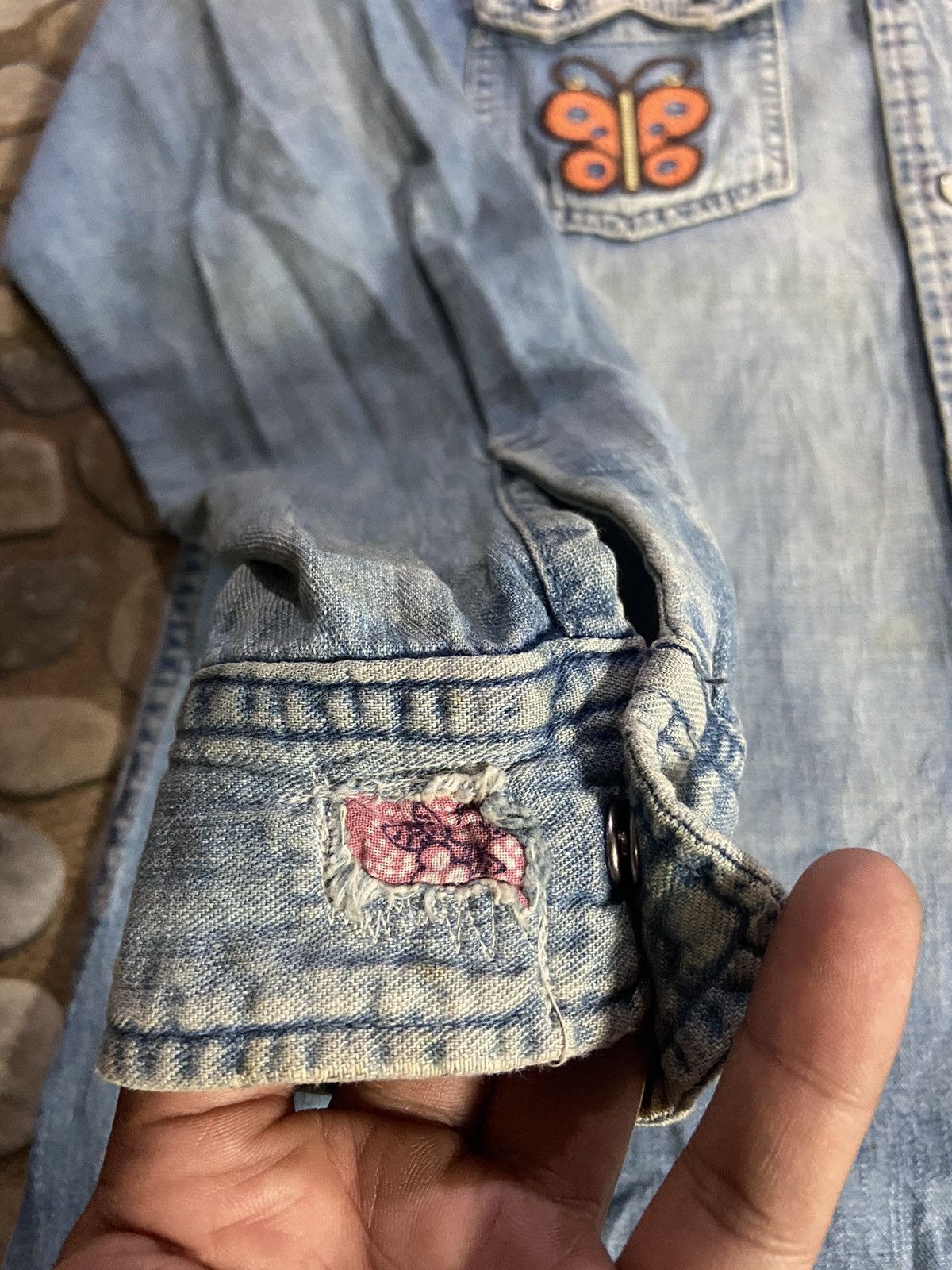 Hysteric Glamour VTG HYSTERIC GLAMOUR LONG SHIRT EMBROIDERY DENIM Size US M / EU 48-50 / 2 - 7 Thumbnail