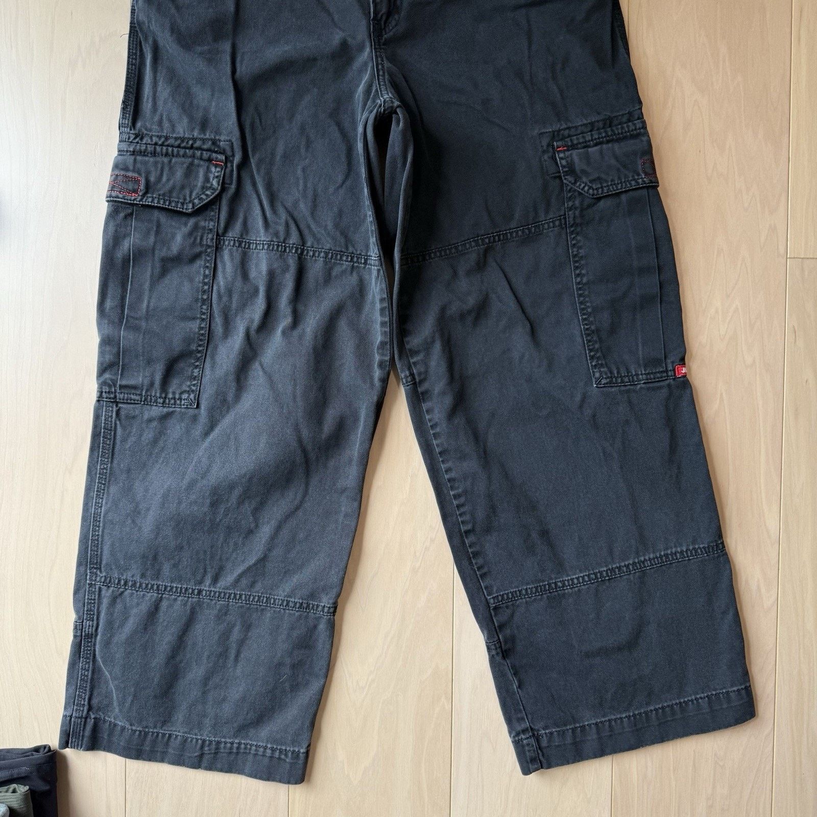 JNCO × Vintage Vintage JNCO Cargo Pants 32 Black Baggy Y2K Streetwear Size US 32 / EU 48 - 4 Thumbnail