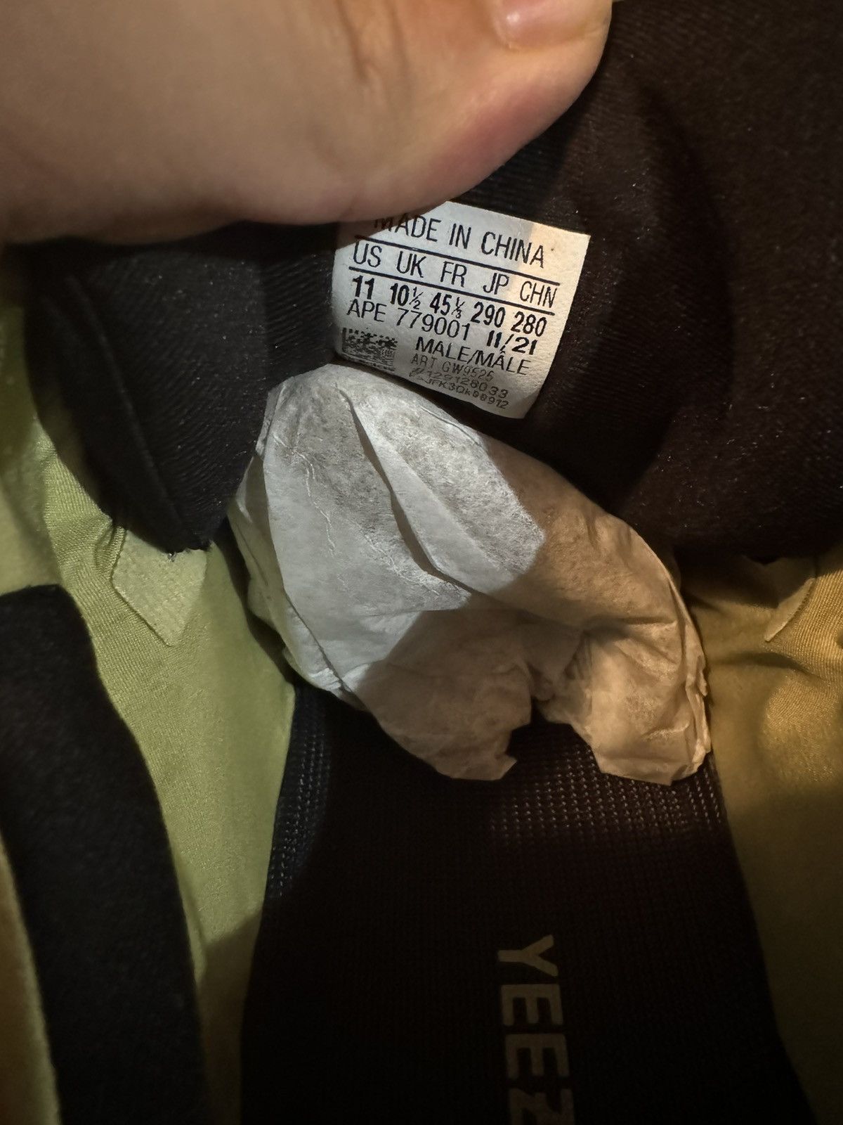Adidas Yeezy 700 MNVN Size US 11 / EU 44 - 2 Thumbnail