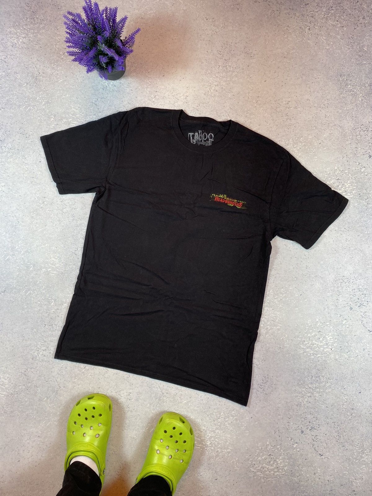 Band Tees × Vintage Taboo Famous HeadBangers Rock Band T-Shirt With Big Logo Size US L / EU 52-54 / 3 - 4 Thumbnail