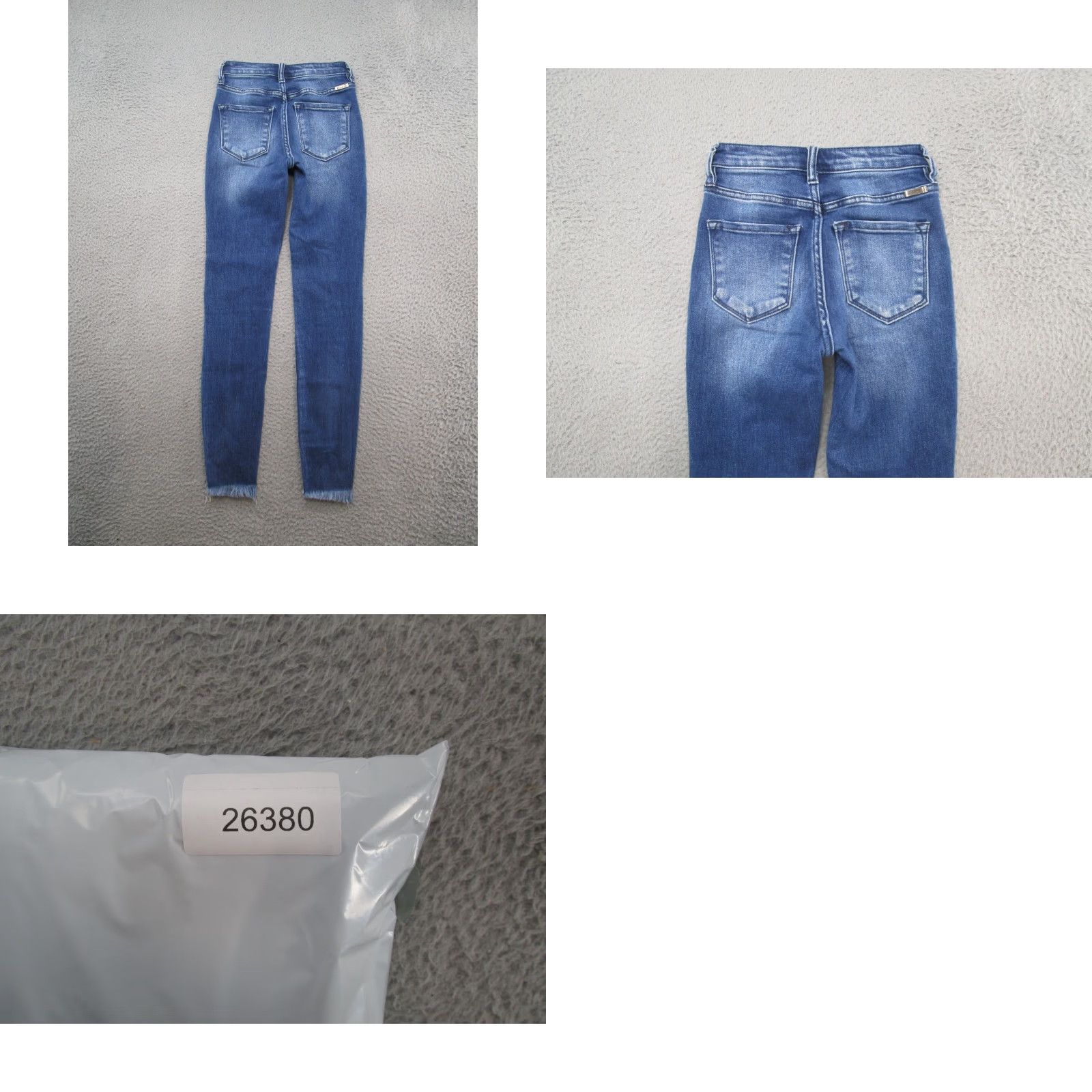 Vintage Kancan Jeans Women's Stretch Ankle Skinny Jeans Blue 23 Slim Fit KanCan Womens Size 23 Skinny Size 40" / US 18 - 9 Thumbnail