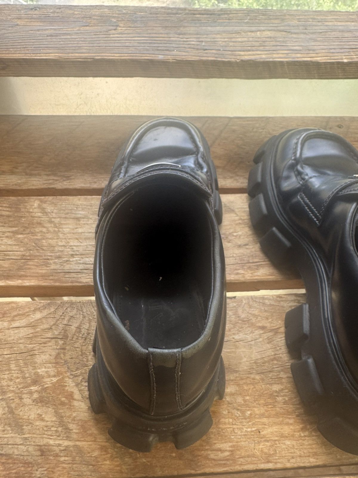 Prada Monolith Brushed Leather Loafer Size US 9 / EU 42 - 6 Thumbnail