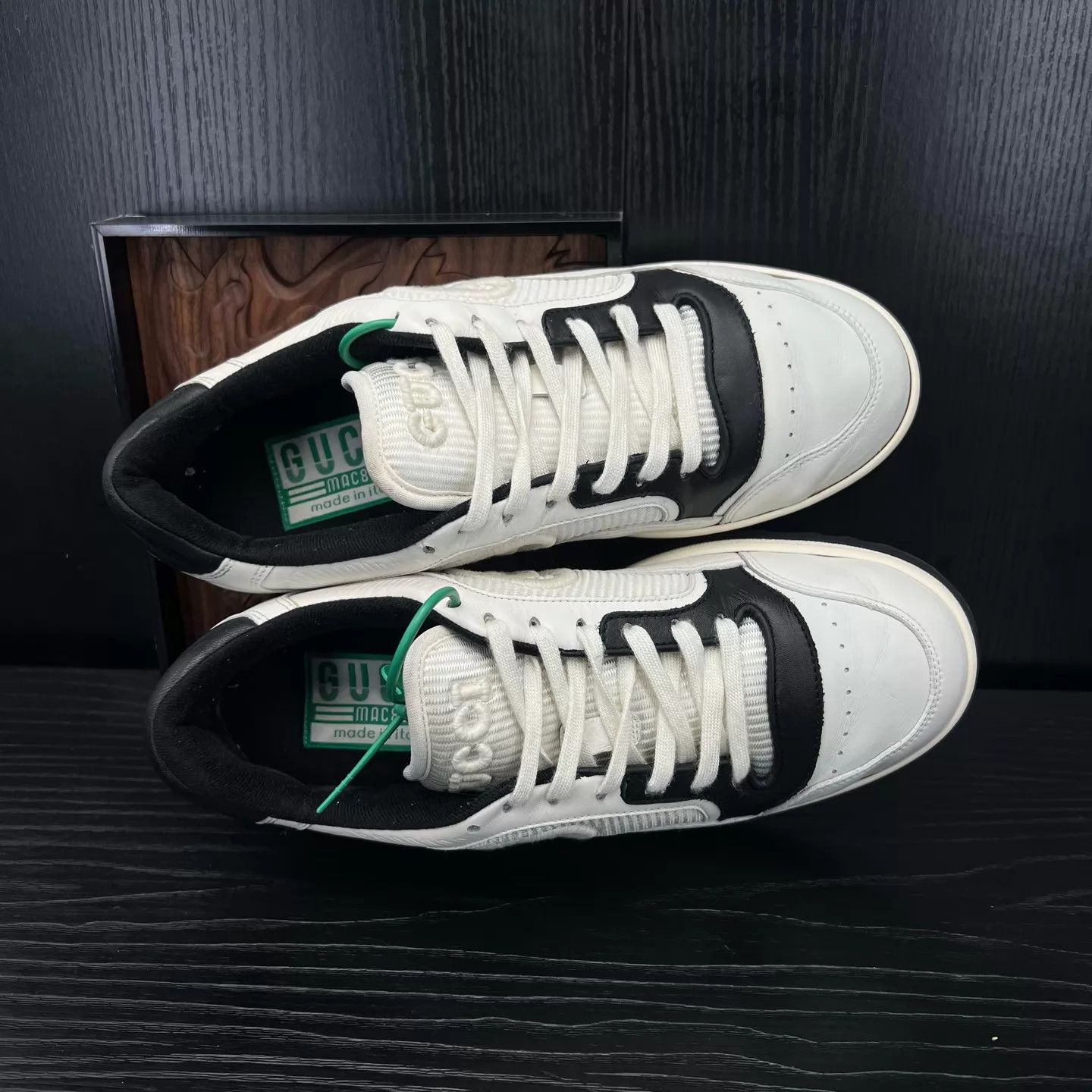 Gucci Gucci Mac80 Black & White Sneaker US 6.5 / EU 40.5 Size US 7.5 / EU 40-41 - 8 Thumbnail