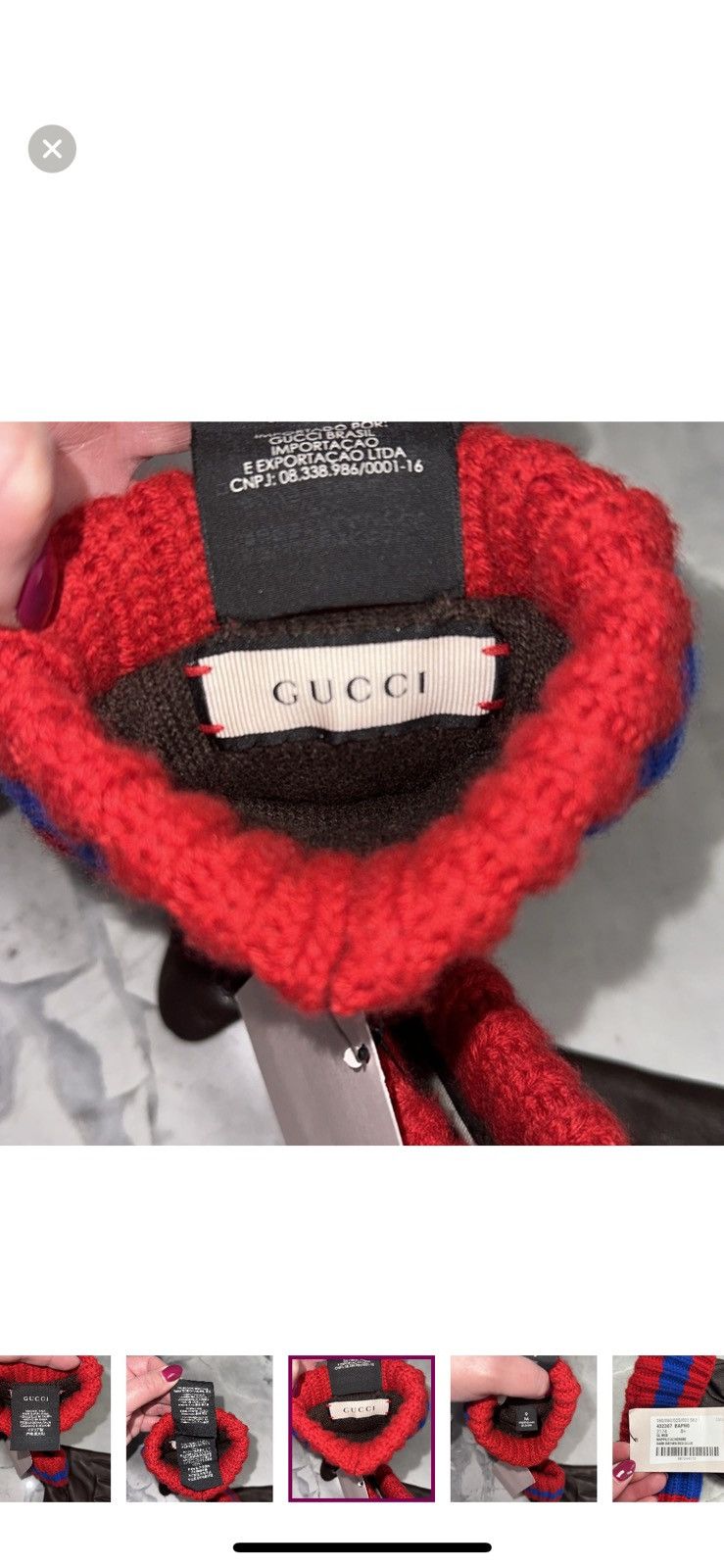 Gucci Gucci gloves Size ONE SIZE - 4 Thumbnail