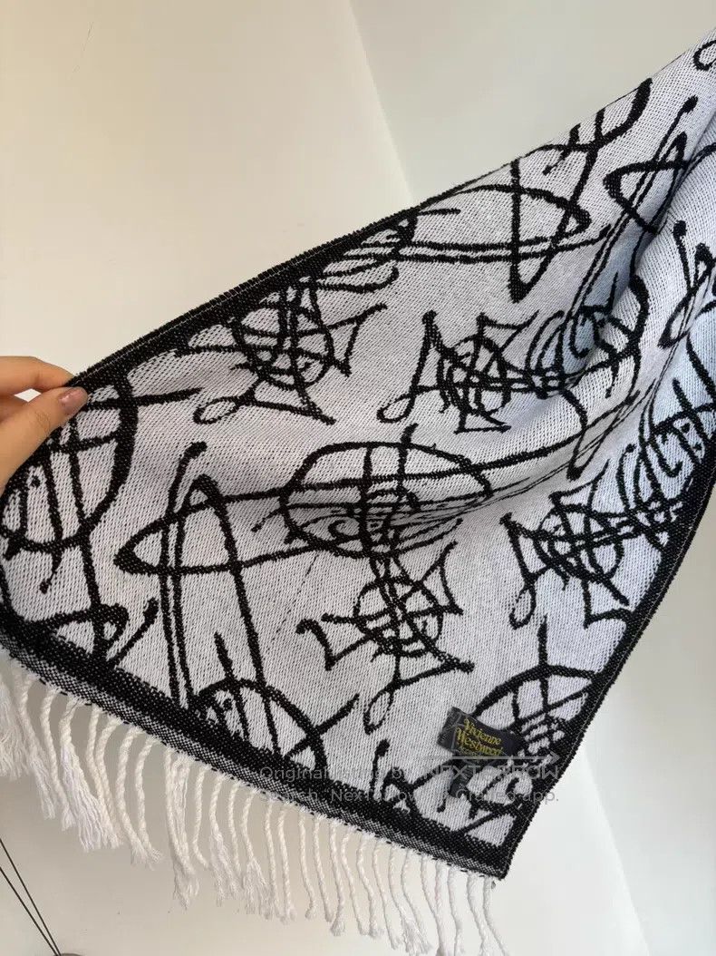Vivienne Westwood Vivienne Westwood Black and White Double-Sided Full Print Size ONE SIZE - 4 Thumbnail
