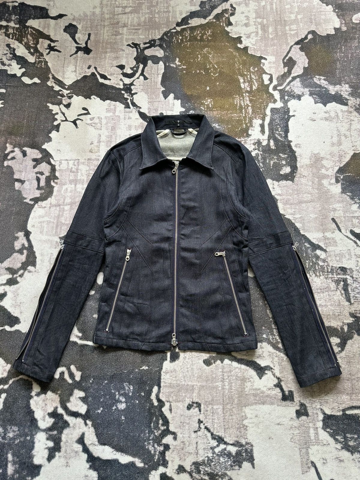 NO ID SS15 NO ID paneled denim zipper jacket Size US M / EU 48-50 / 2 - 2 Thumbnail