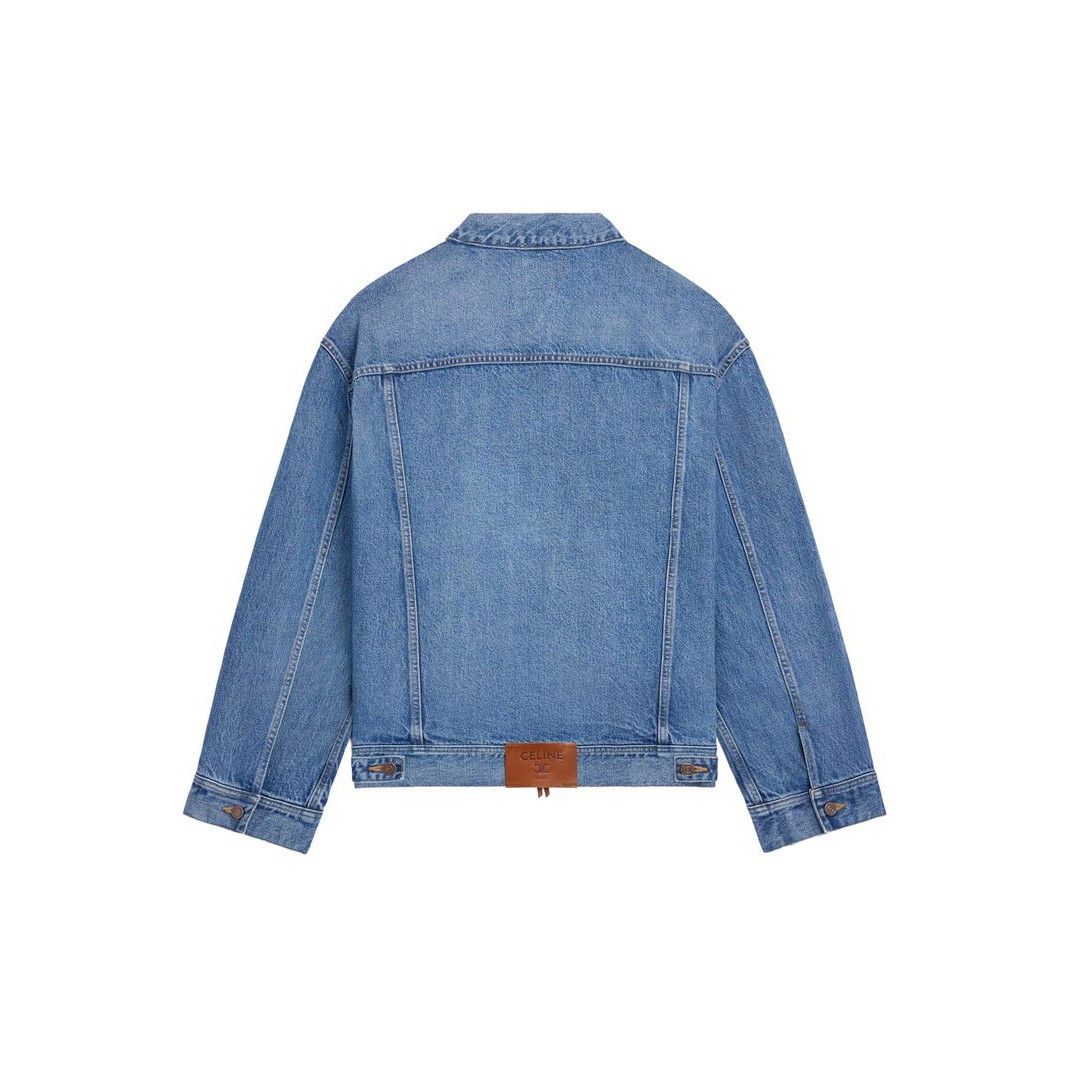 Celine CELINE $1800 CLEAR WATERFALL Trucker Jacket New & Authentic Size M / US 6-8 / IT 42-44 - 2 Thumbnail