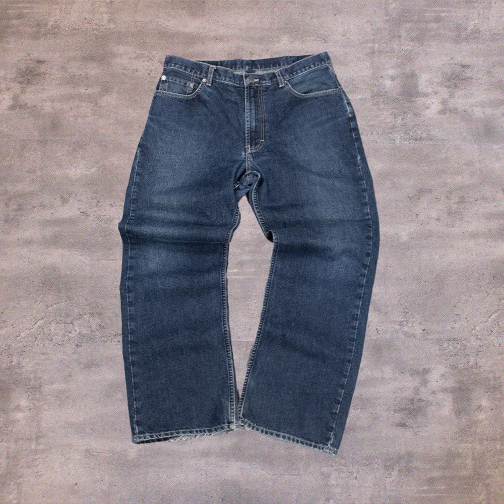 Banana Republic Vintage Y2K Banana Republic Baggy Indigo Denim Jeans Size US 34 / EU 50 - 2 Thumbnail