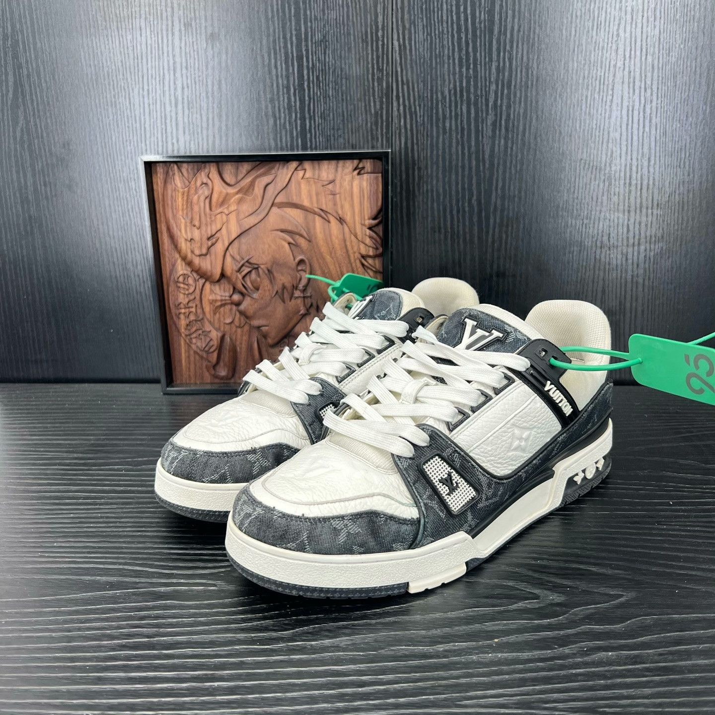 Louis Vuitton Louis Vuitton Training Denim Black Lowtop Sneakers 41 Men Size US 8.5 / EU 41-42 - 1 Thumbnail