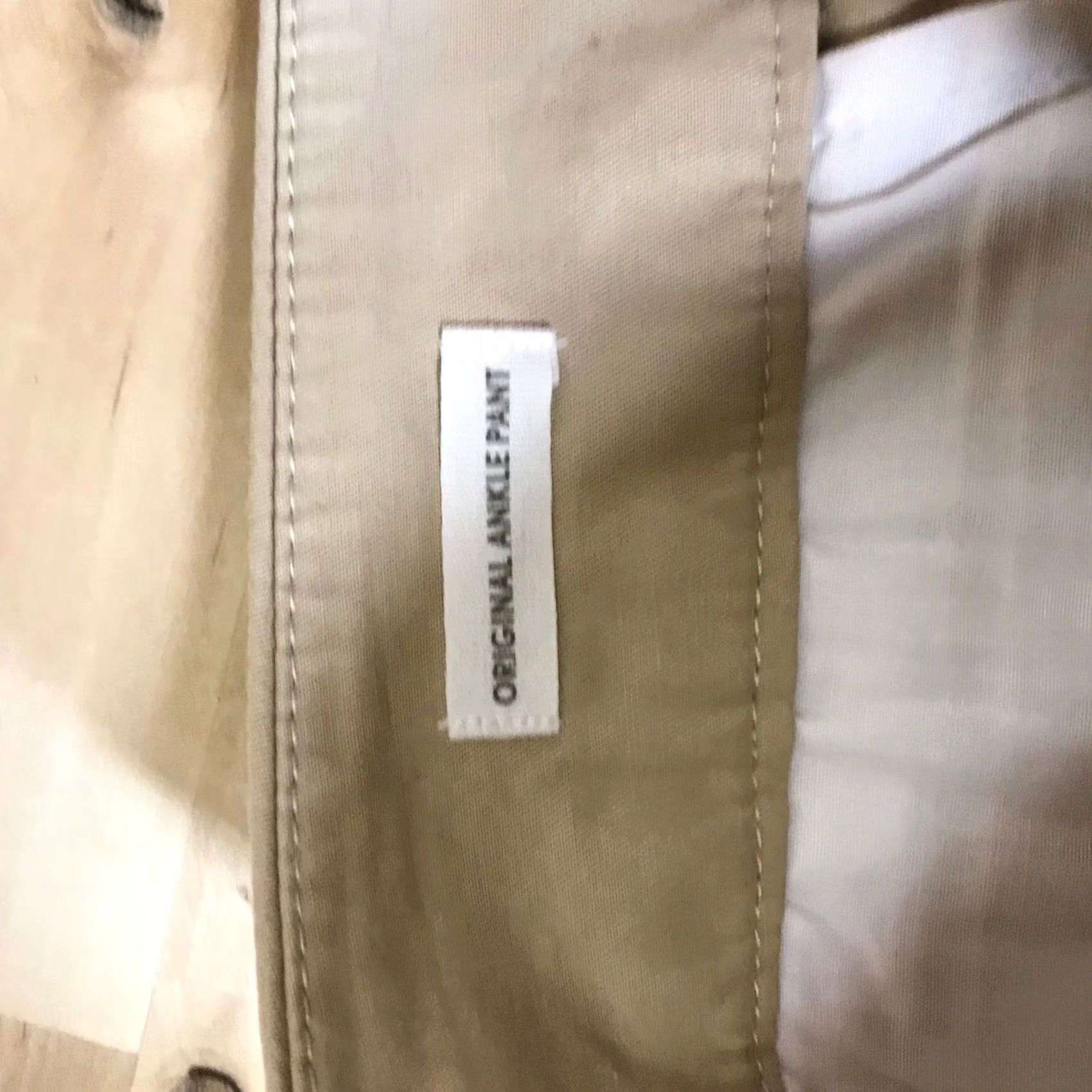 Loft VINTAGE? No. Loft Original Ankle Pants Tan Khaki Women's Size 4 Cuffed Cropped Casual Size 27" / US 4 / IT 40 - 7 Thumbnail