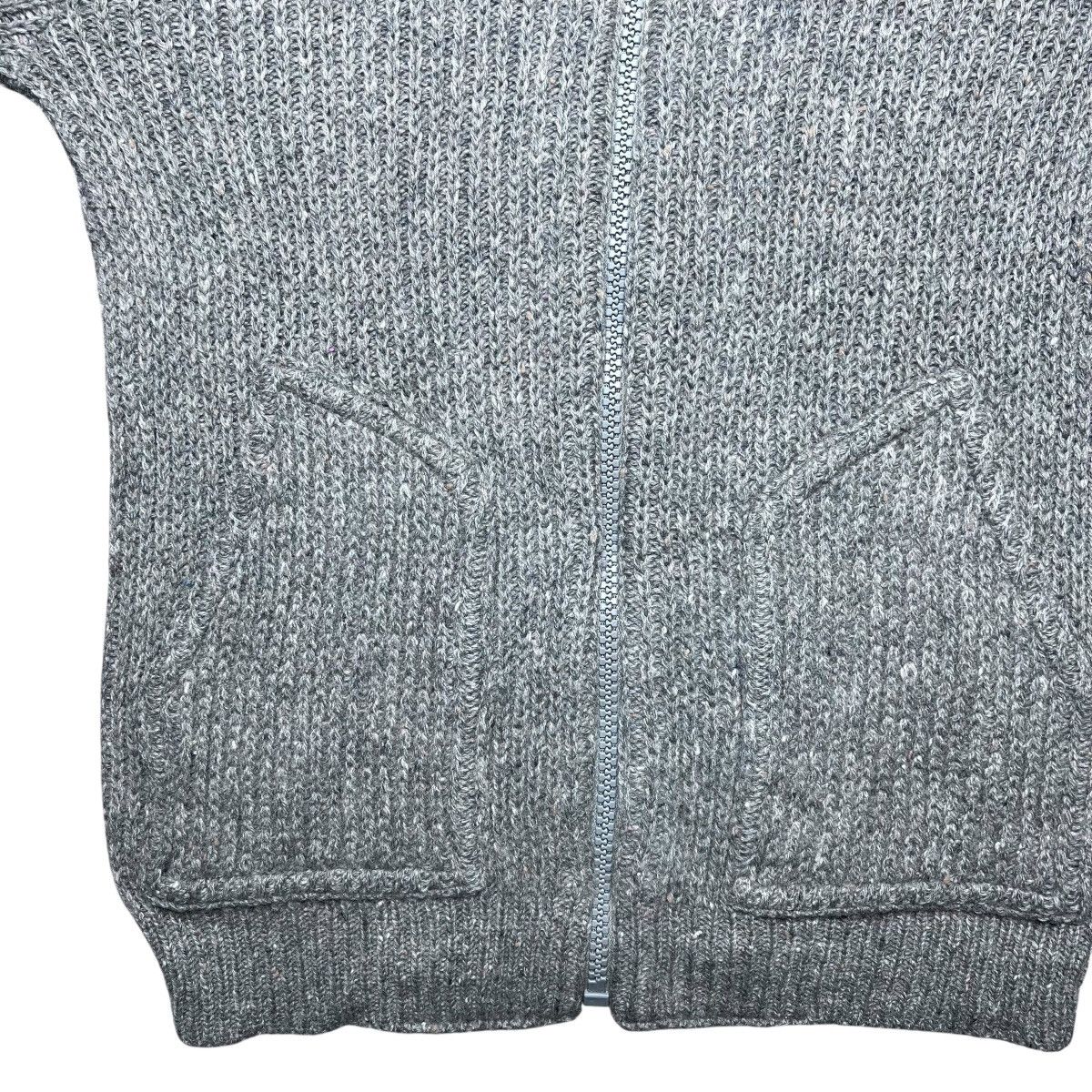 Pendleton × Vintage Vintage 80s Pendleton Shetland Wool Grey Zip Up Knit Sweater Size US M / EU 48-50 / 2 - 6 Thumbnail