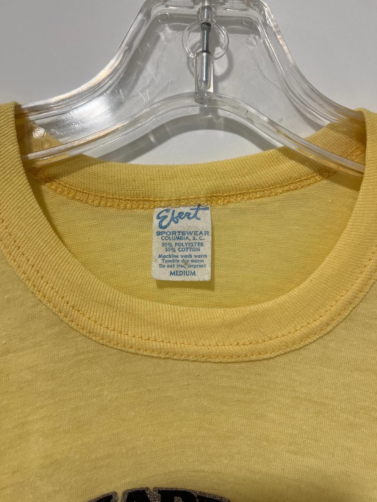 Designer I’m so happy I could shit 70s glitter iron on tshirt Size ONE SIZE - 2 Thumbnail