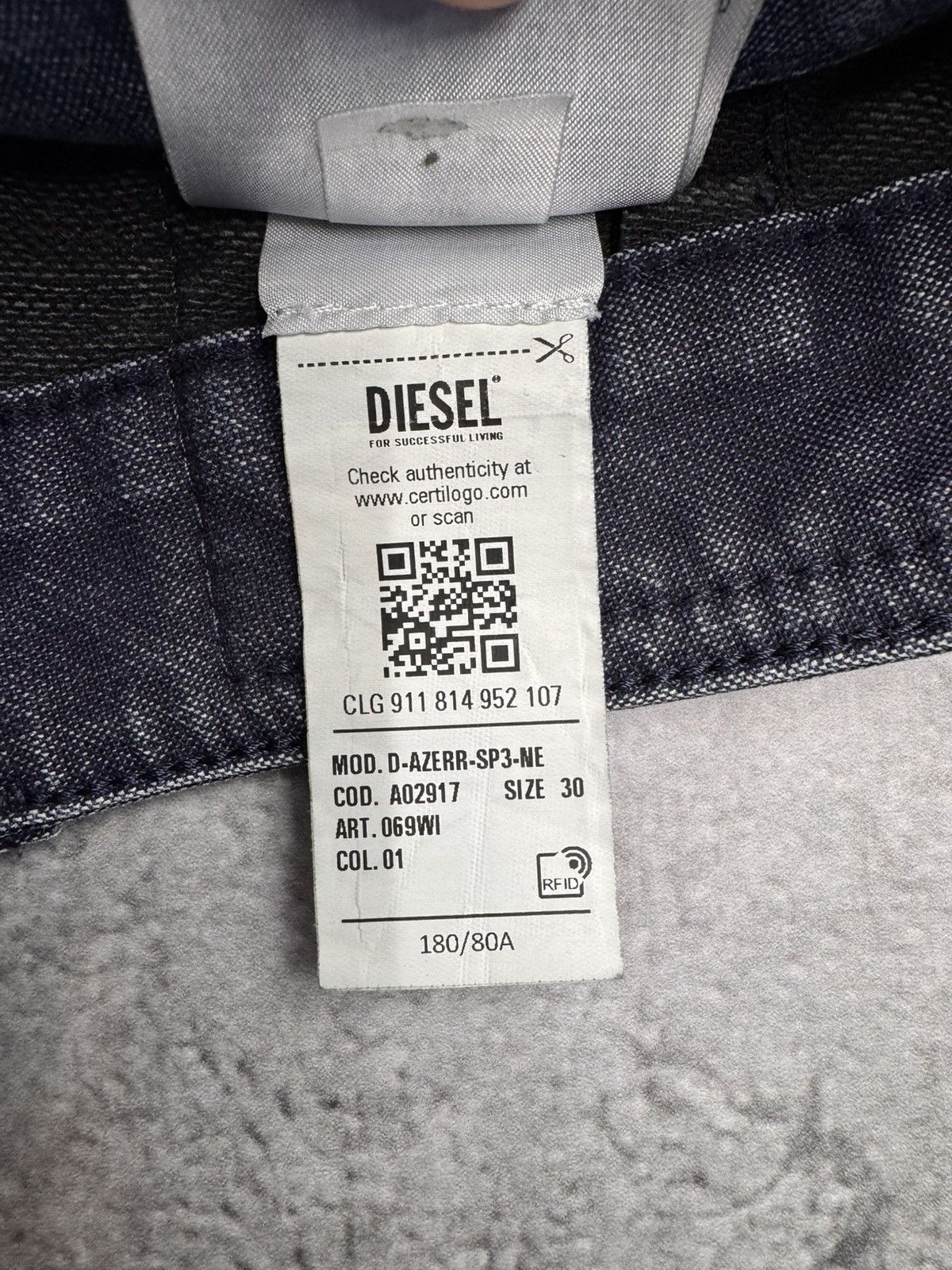 Diesel Diesel Men Cotton Denim Jeans Blue Vintage Size W30 Size US 30 / EU 46 - 6 Thumbnail