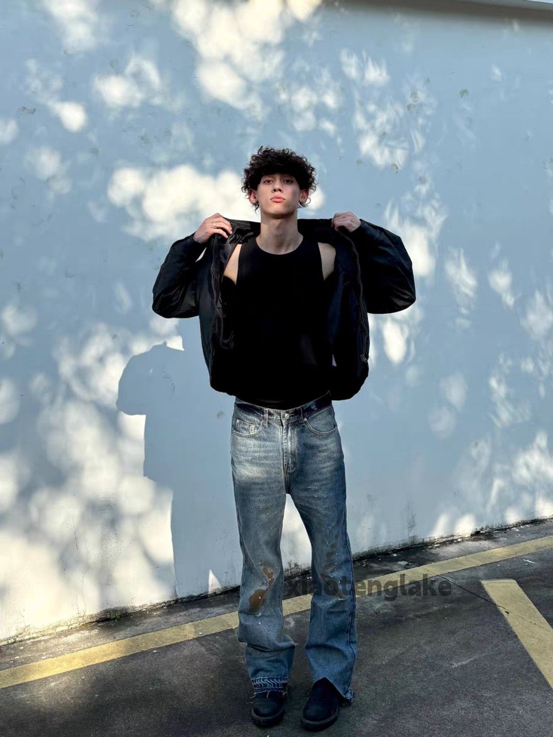 Jean × Vintage Utility skate hiphop rusty stain grunge paint flared jeans Size US 36 / EU 52 - 3 Thumbnail