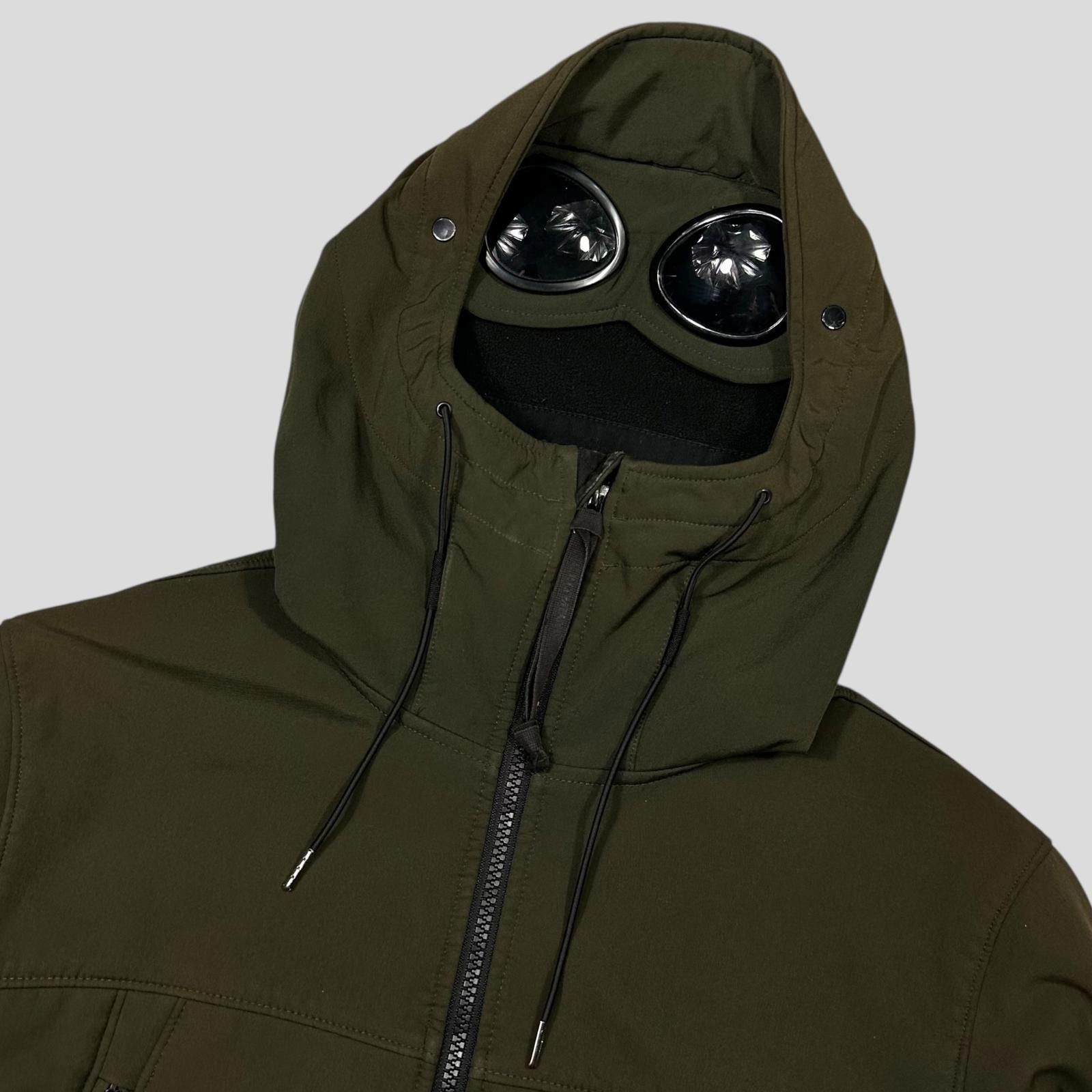 C.P. Company CP Company Khaki Soft Shell Goggle Jacket - S/M Size US M / EU 48-50 / 2 - 2 Thumbnail