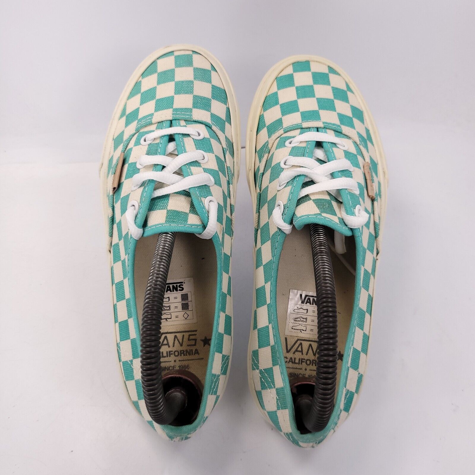 Vans Vans Off the Wall Shoe Women Size 7.5 Mens 6 T375 Blue White Size US 7.5 / IT 37.5 - 4 Thumbnail