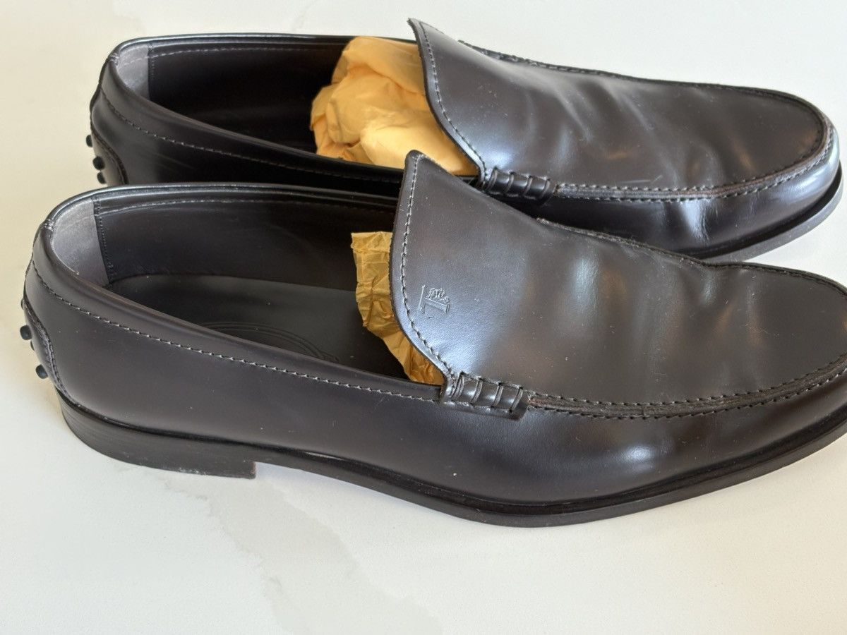 Tod's Beautiful Tod’s brown leather Dress Shoes Size US 10 / EU 43 - 1 Thumbnail