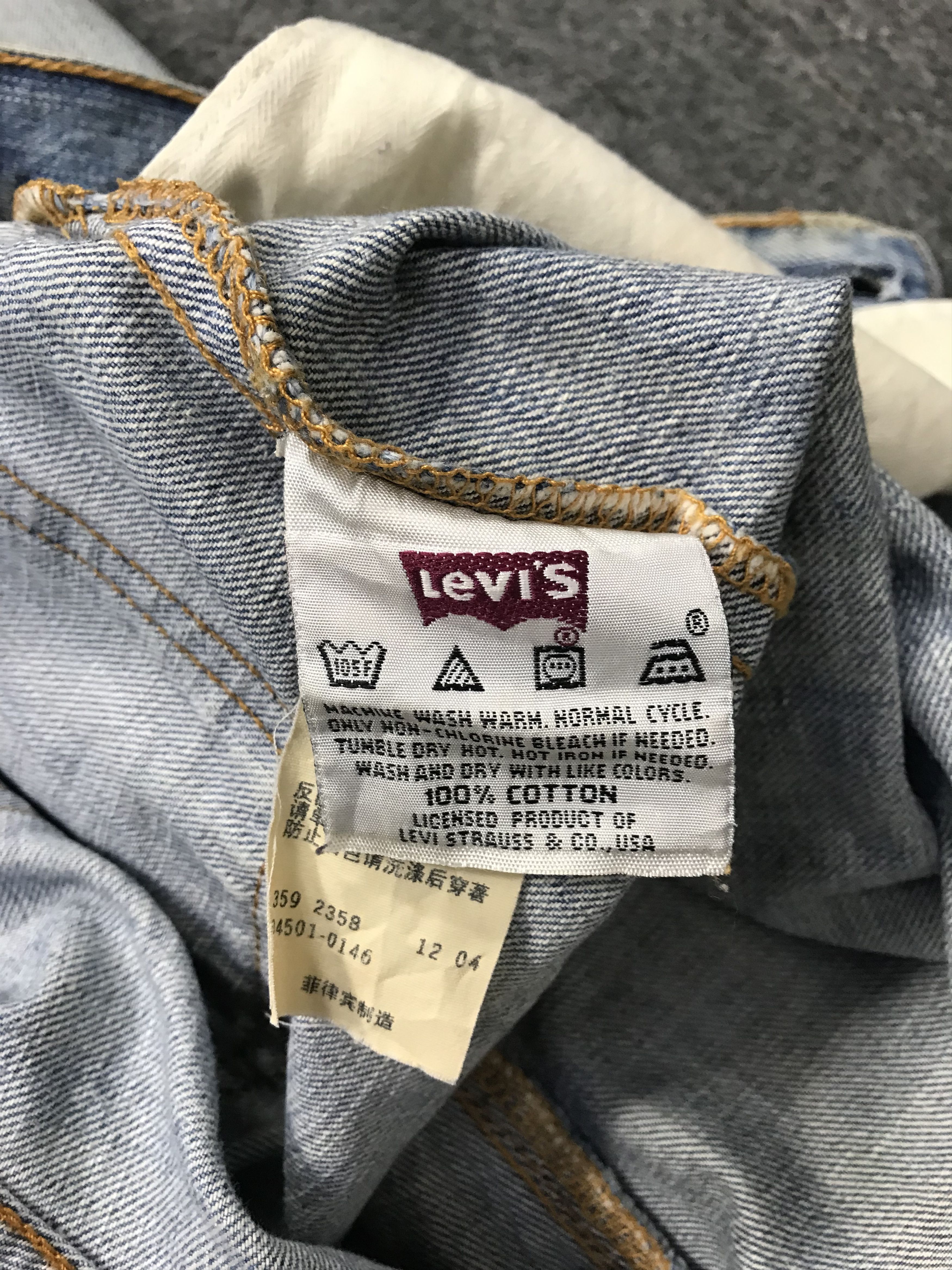 Levi's 90s Levi's Strauss 501 Buttonfly Jeans Denim Pants Size US 30 / EU 46 - 9 Thumbnail