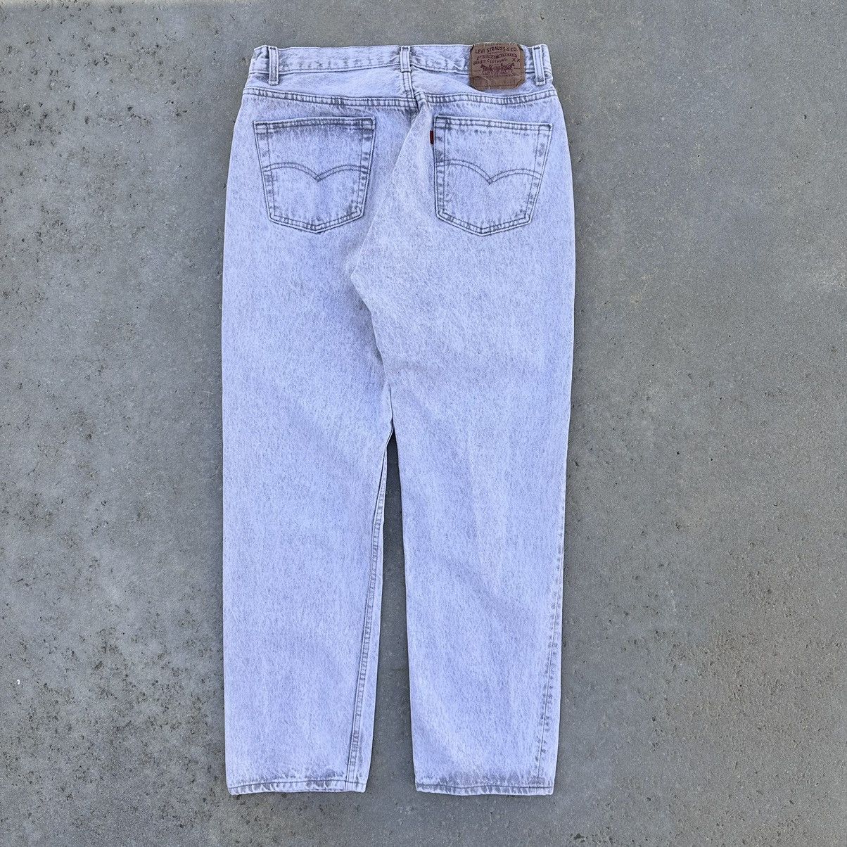 Other VTG 90’s Levis 501 Button Fly Gray Denim Jeans Size US 32 / EU 48 - 2 Thumbnail