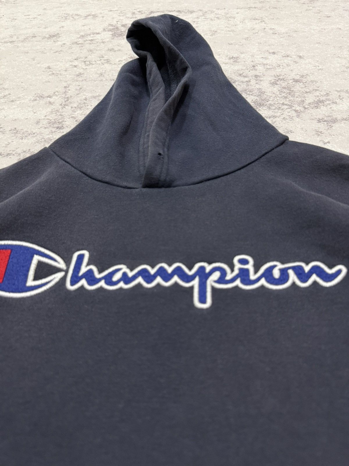 Champion CHAMPION REVERSE WEAVE FADED BLUE PULLOVER SWWATER HOODIE Size US S / EU 44-46 / 1 - 7 Thumbnail
