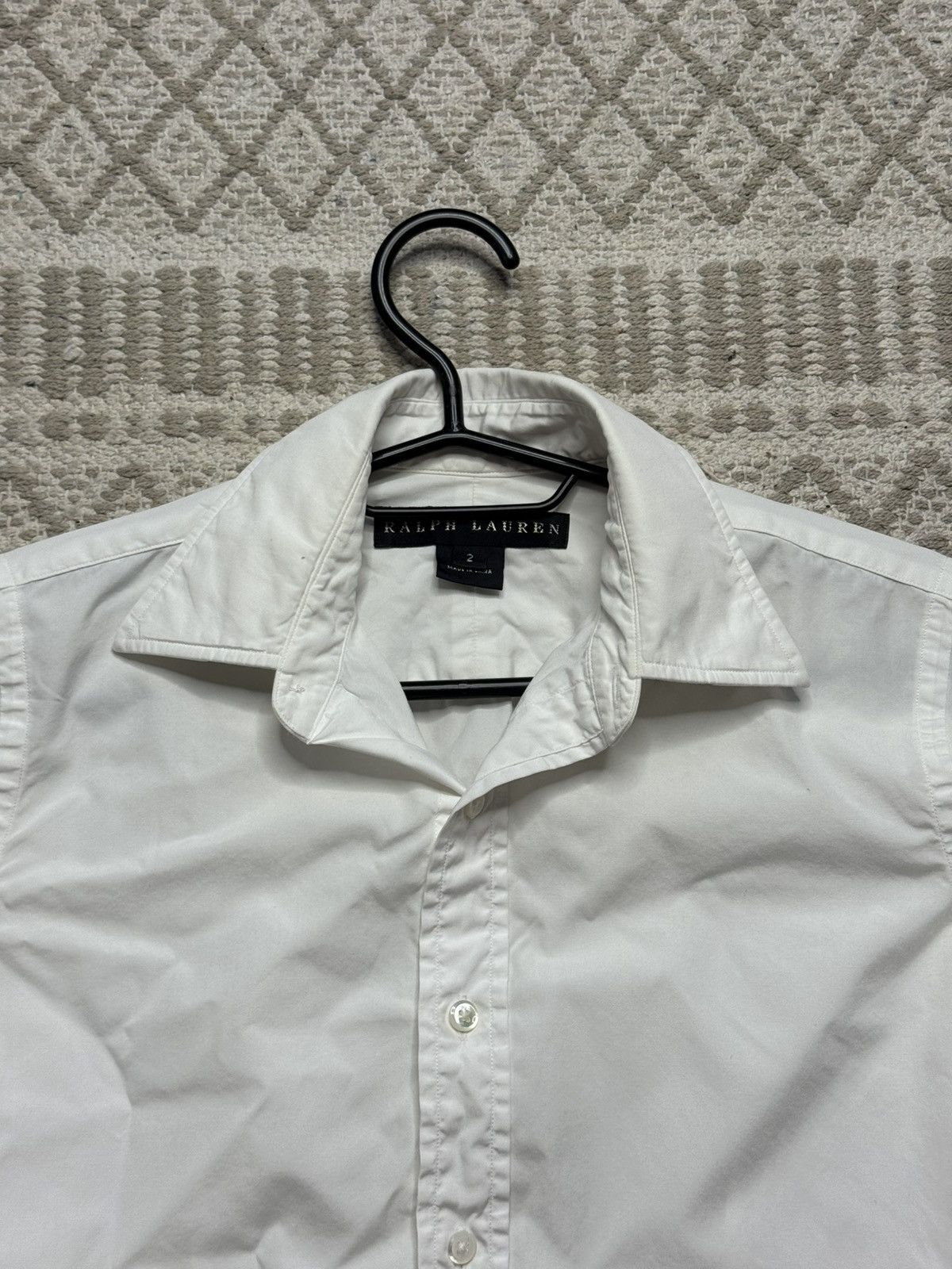 Vintage Ralph Lauren Black Label Luxury White Shirt size 2 Size XS / US 0-2 / IT 36-38 - 2 Thumbnail