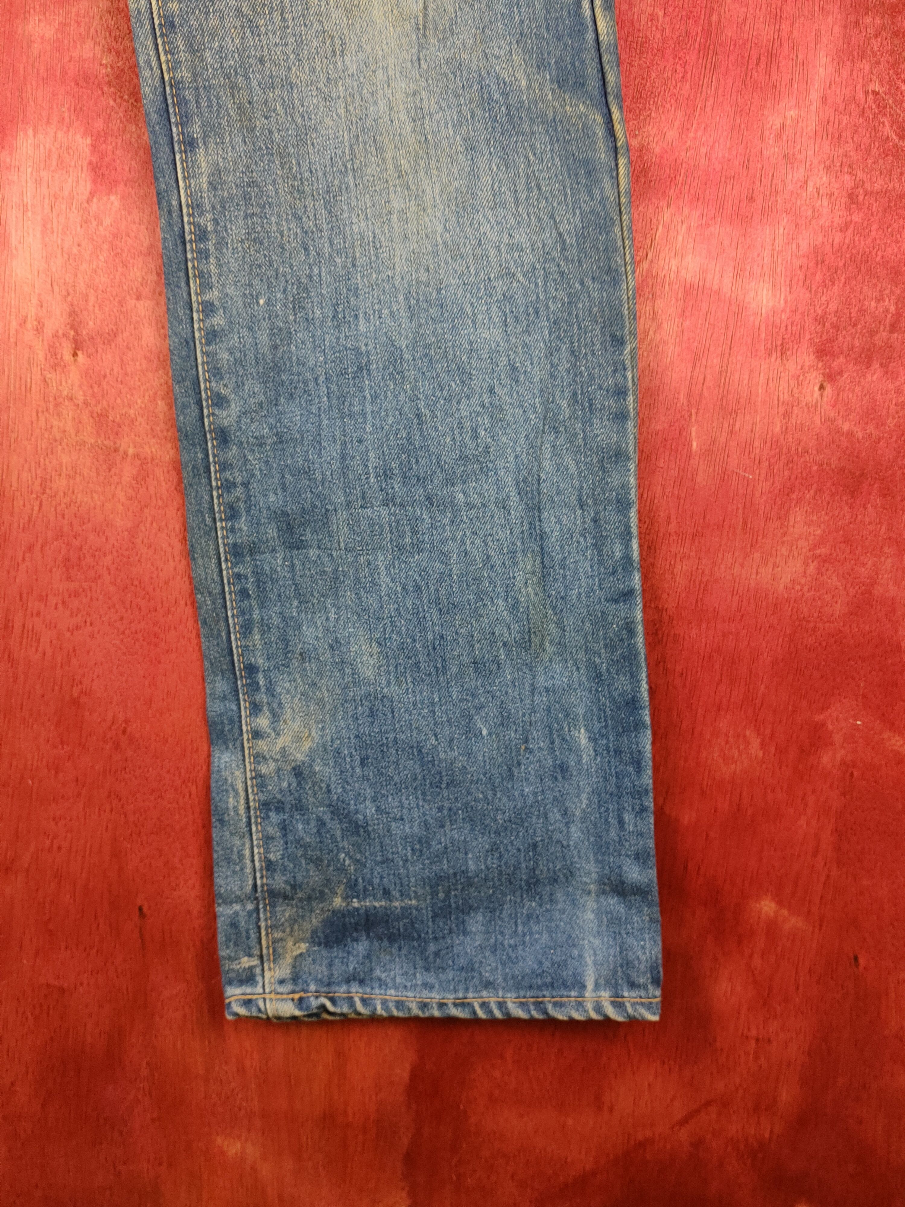 Big John Big John Blue Faded Distressed Ripped Jeans #S2209 Size US 29 - 6 Thumbnail