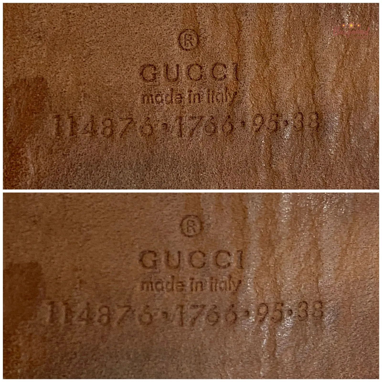 Gucci Gucci Imprime Monogram Leather Interlocking G Buckle Belt Size 34 - 3 Thumbnail