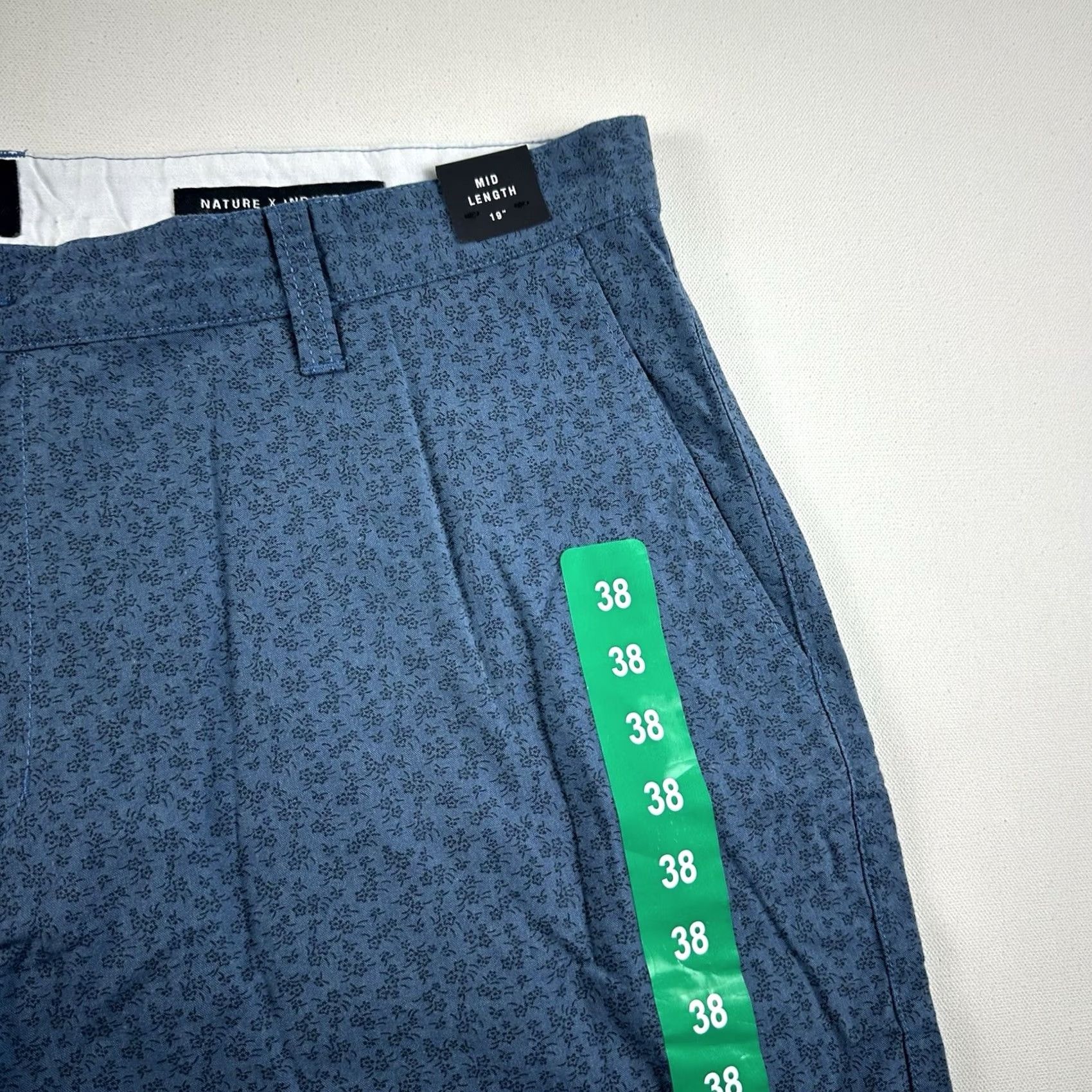 RVCA RVCA Nature X Industry Chino Shorts Blue Floral Print Adult Mens 38 NWT Size US 38 / EU 54 - 4 Thumbnail