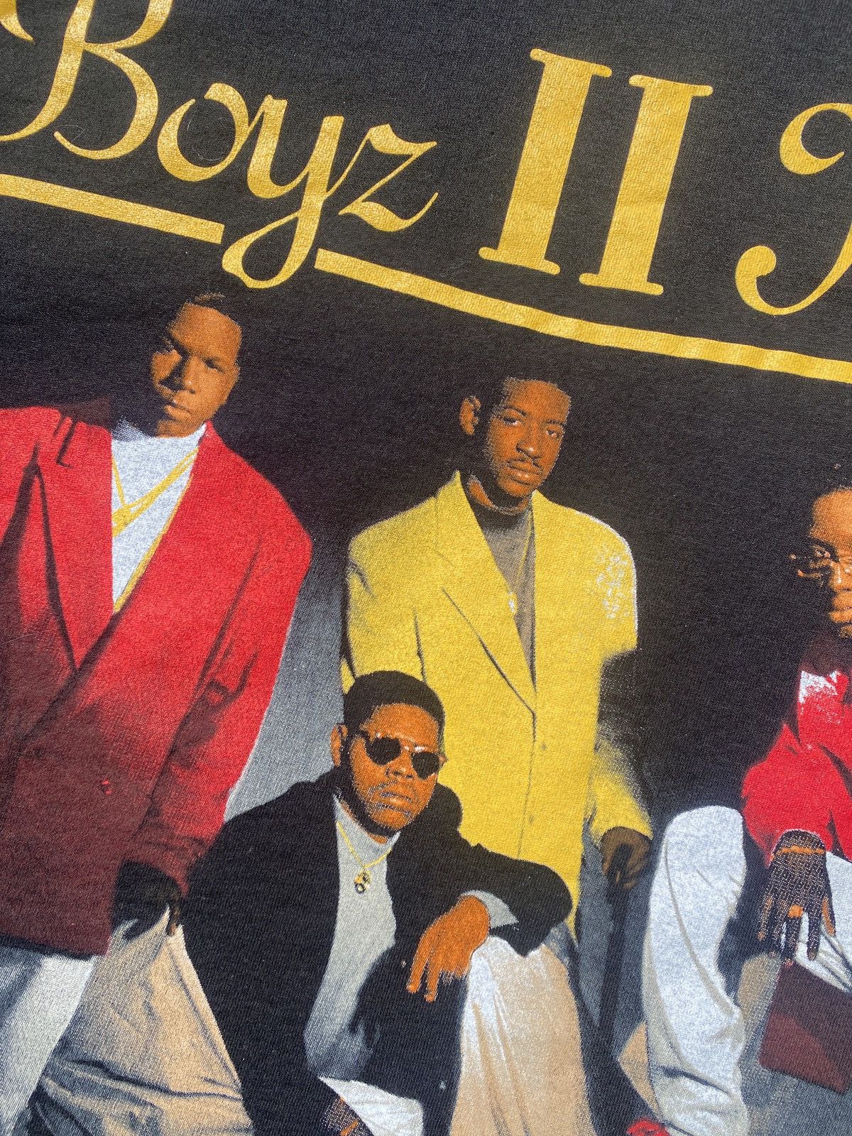 Band Tees × Hanes × Vintage 90s Boyz 2 Men please don't go shirt sz L Size US L / EU 52-54 / 3 - 2 Thumbnail