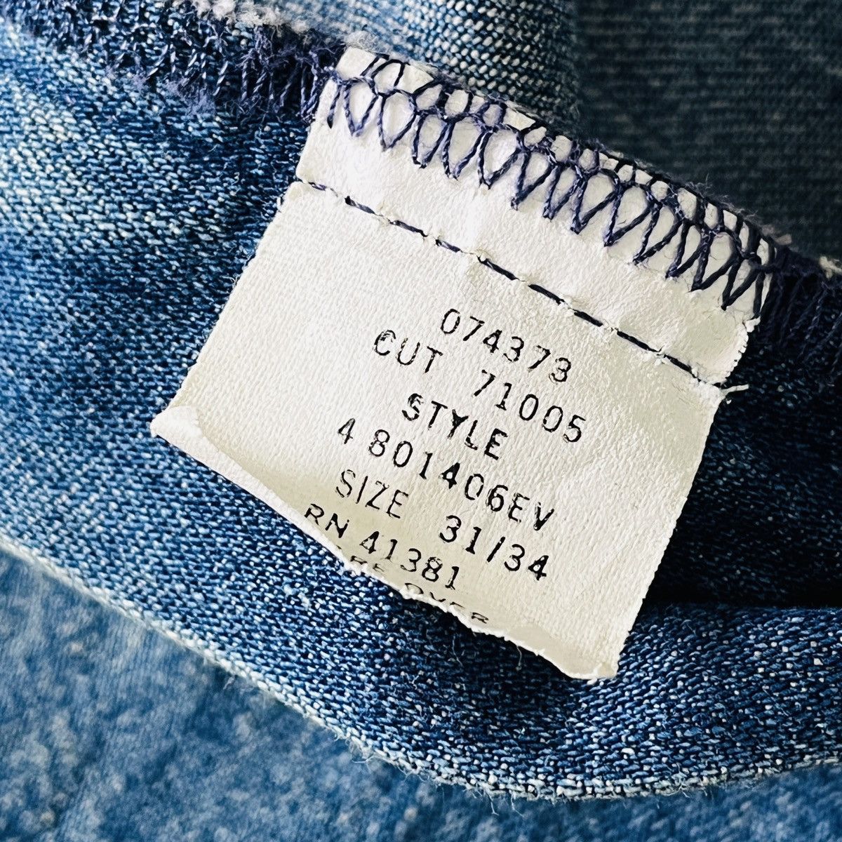 Polo Ralph Lauren × Ralph Lauren × Vintage Vintage 1980s Ralph Lauren Polo Country Denim Baggy Pants Size US 31 - 15 Thumbnail