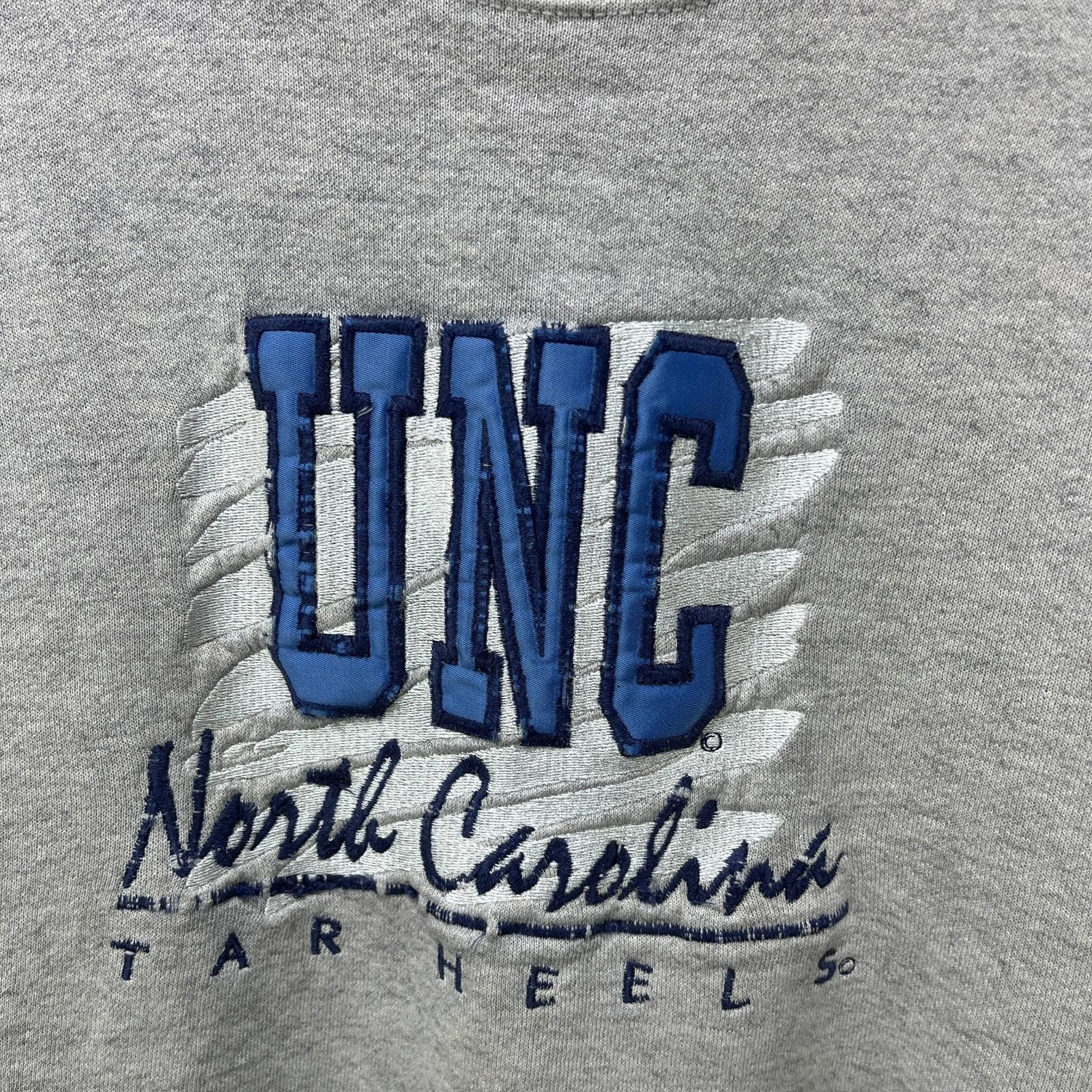 Vintage Vintage 90s UNC North Carolina Tar Heels Sweatshirt XL Size ONE SIZE - 3 Thumbnail