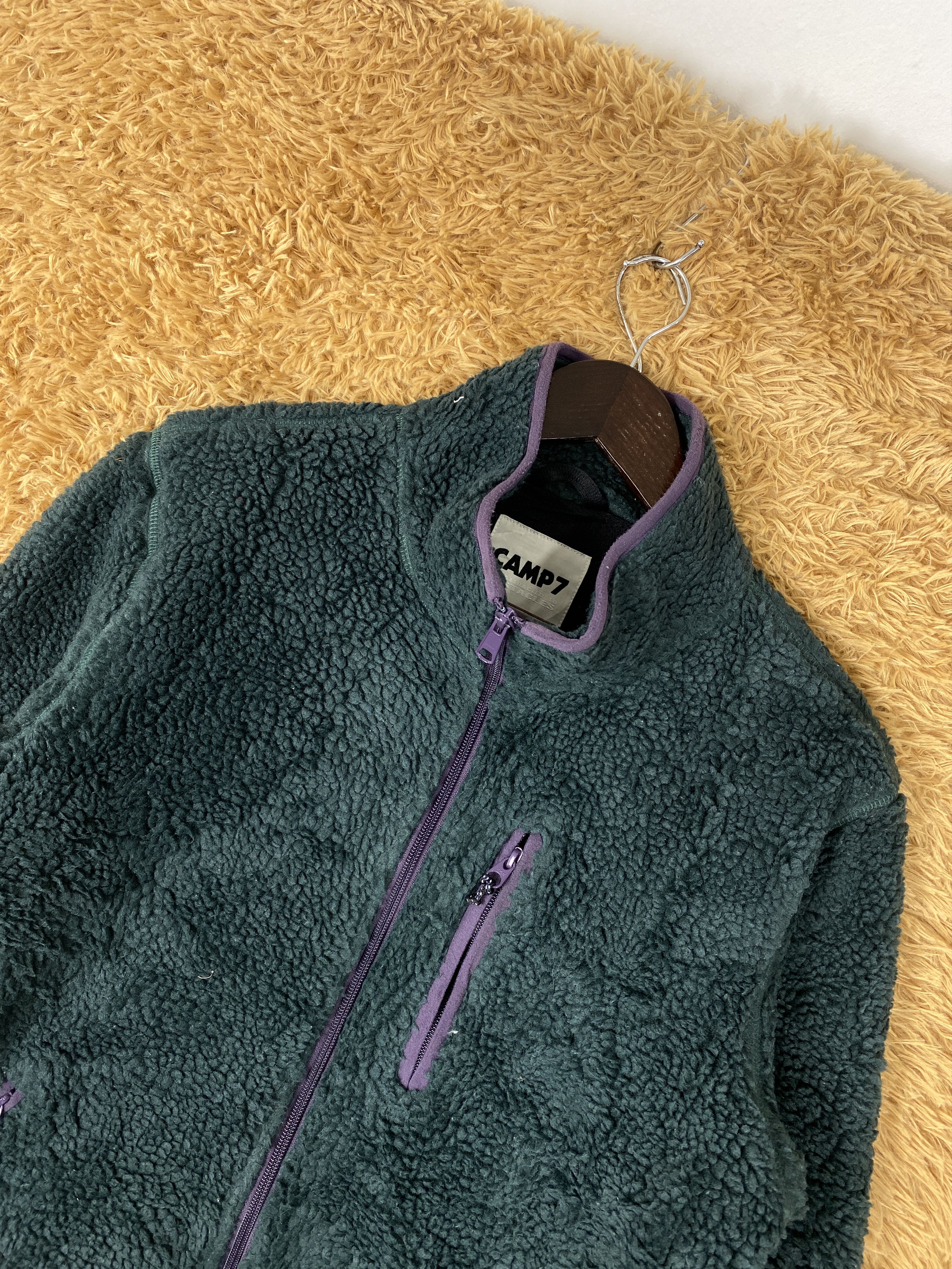 Japanese Brand Vintage Camp7 Fleece Jacket J2058 Size US S / EU 44-46 / 1 - 2 Thumbnail
