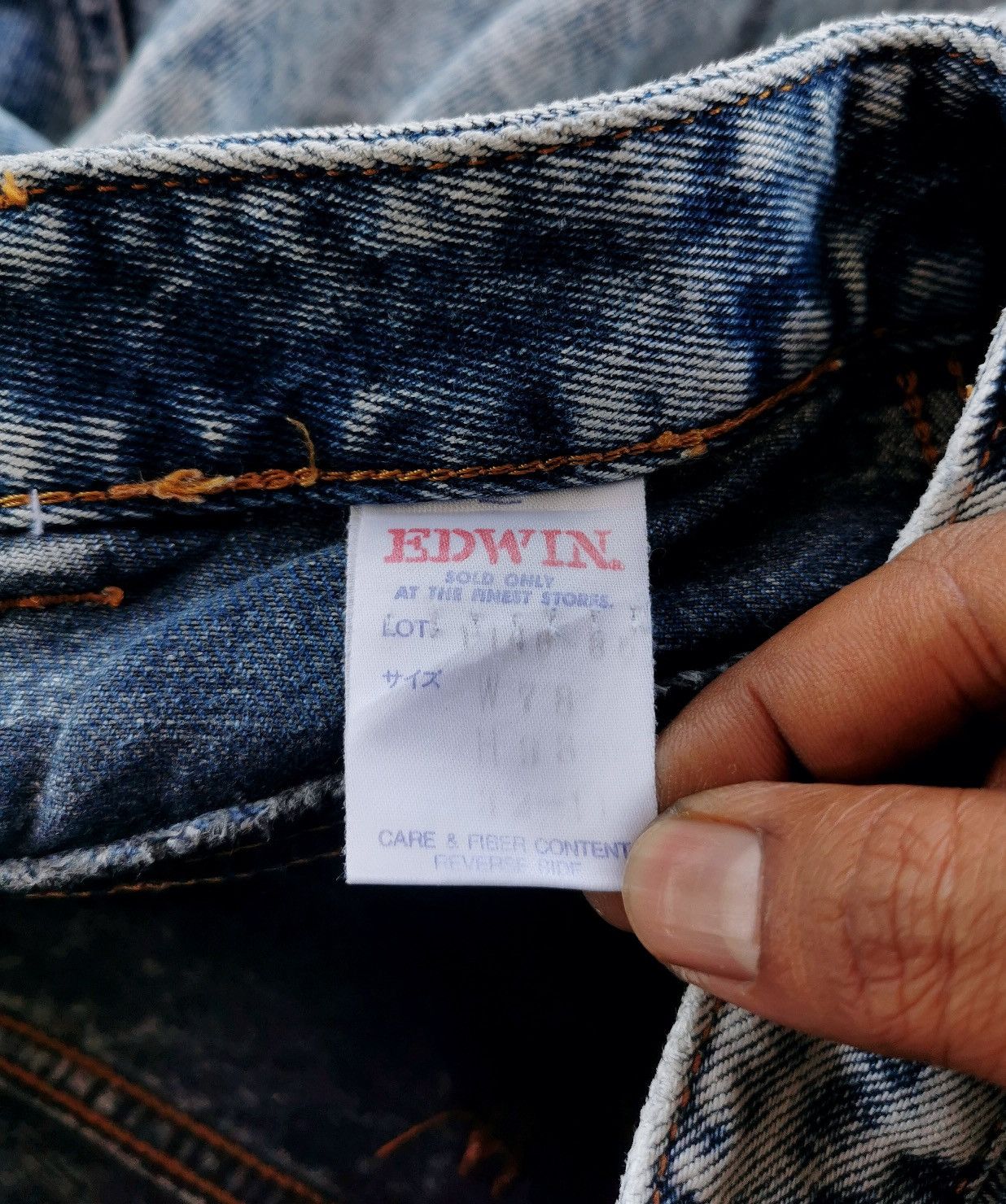 Edwin 90s Vintage Edwin Tapered Mom Denim Jeans Size 29" - 10 Thumbnail