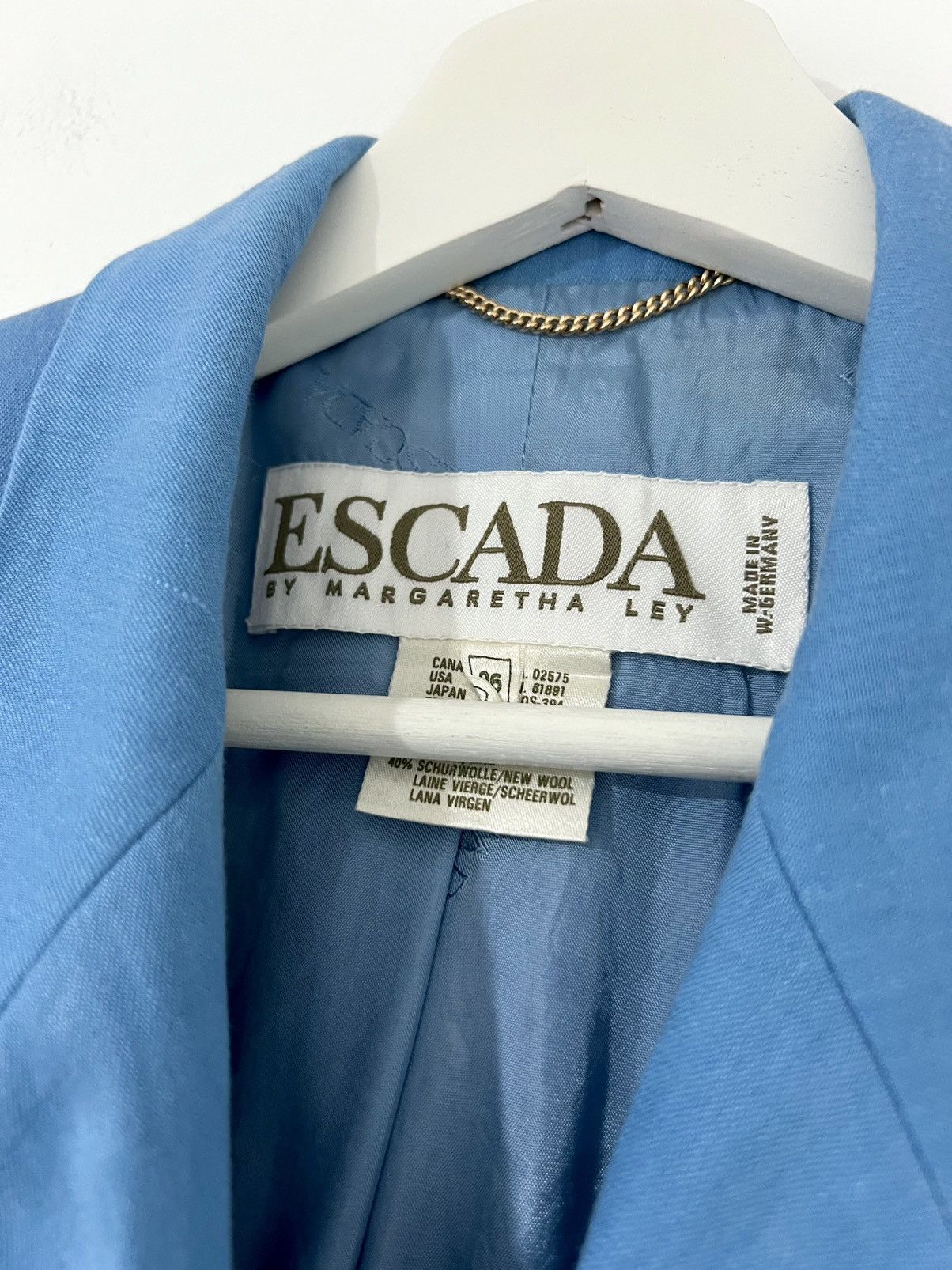 Escada Vintage Escada Blazer Size S / US 4 / IT 40 - 3 Thumbnail
