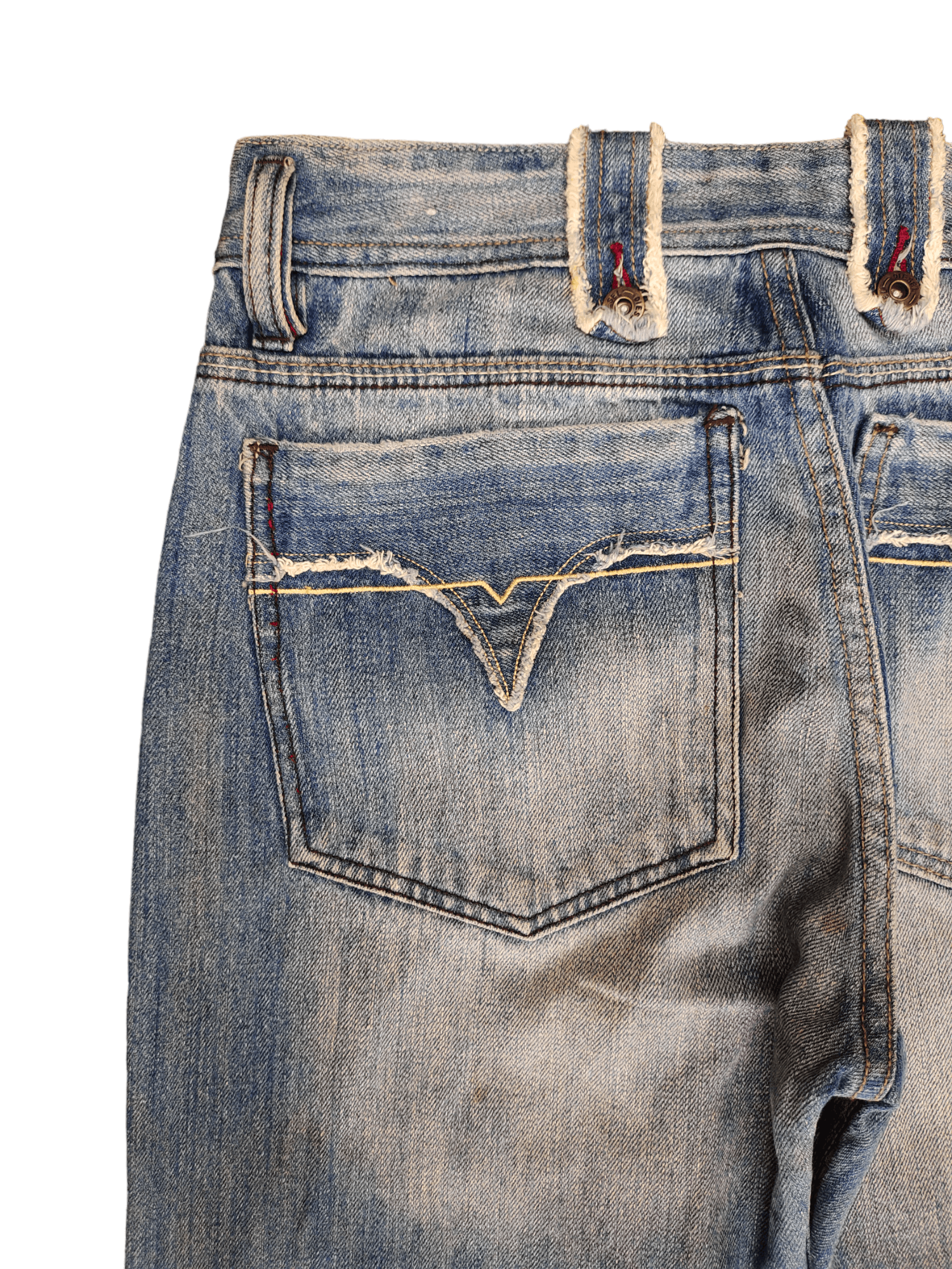 Diesel Wide Leg Jeans Diesel Denim Streetwear Y2k Size US 31 - 12 Thumbnail