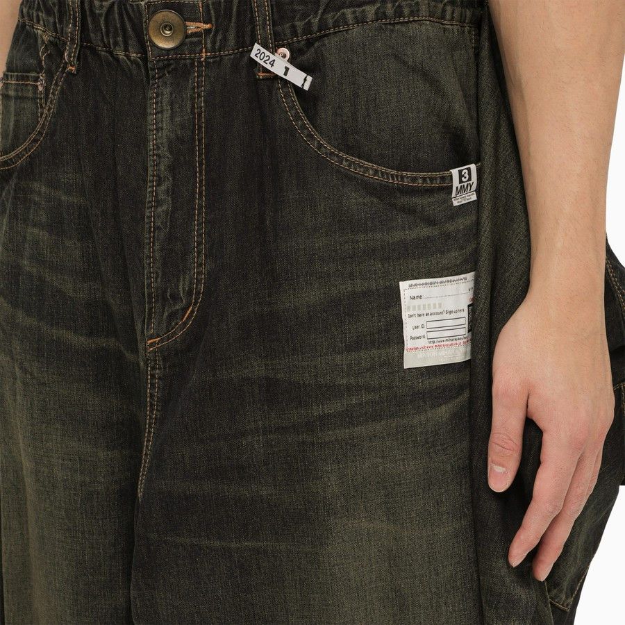 Maison MIHARA YASUHIRO o1d2blof0424 Denim Jeans in Black Size US 32 / EU 48 - 5 Thumbnail